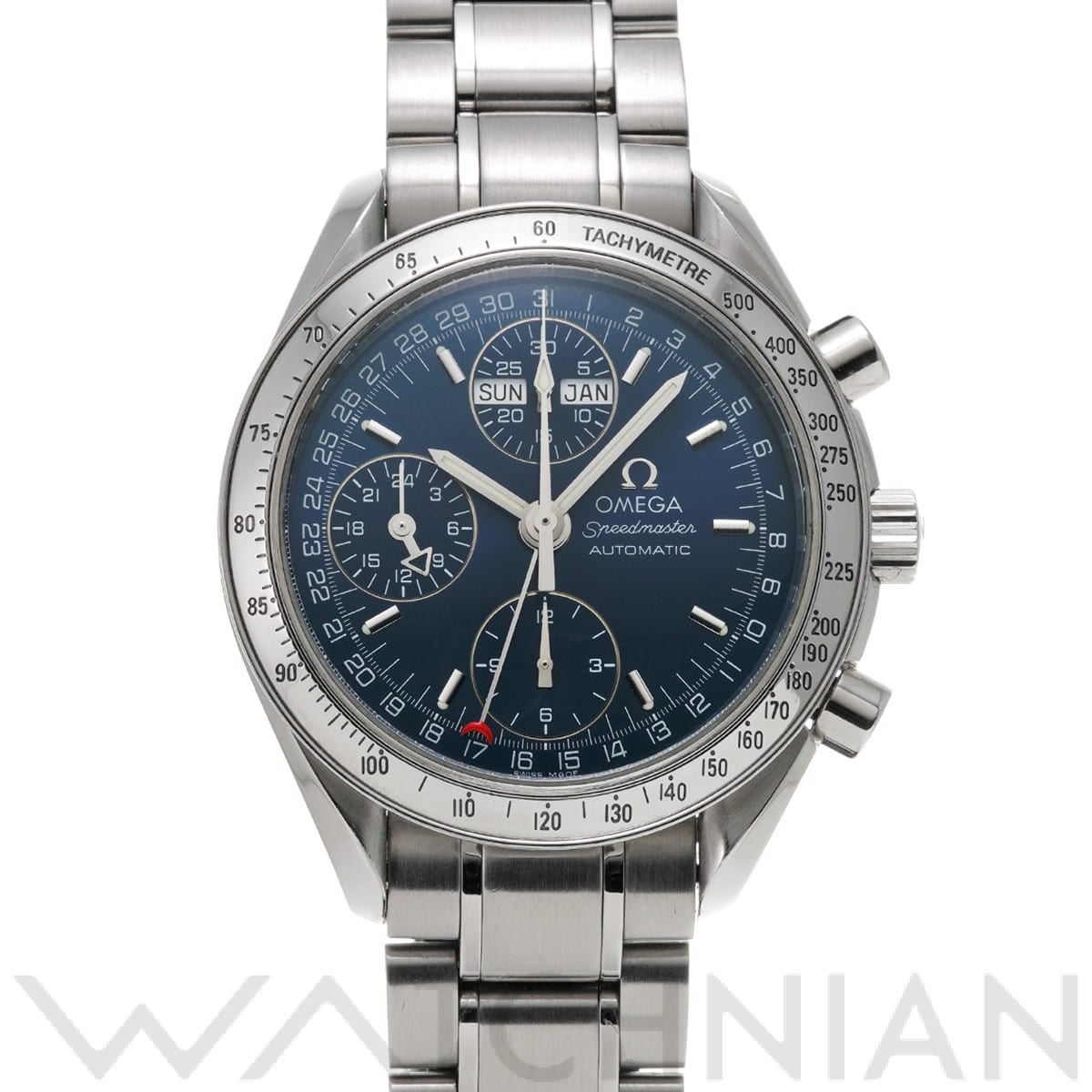 オメガ / OMEGA スピードマスター トリプルカレンダー 3523.80 ブルー メンズ 時計 【中古】【wristwatch】
