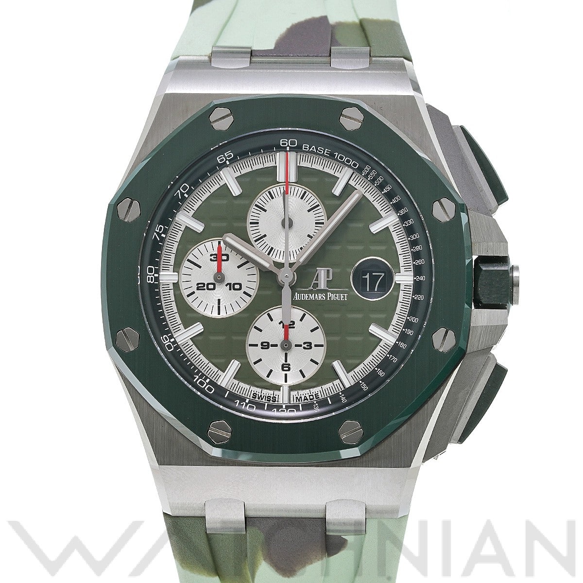 オーデマ ピゲ ロイヤルオーク オフショア クロノグラフ 26400SO.OO.A055CA.01 カーキグリーン/ロジウム メンズ 時計 【中古】【wristwatch】