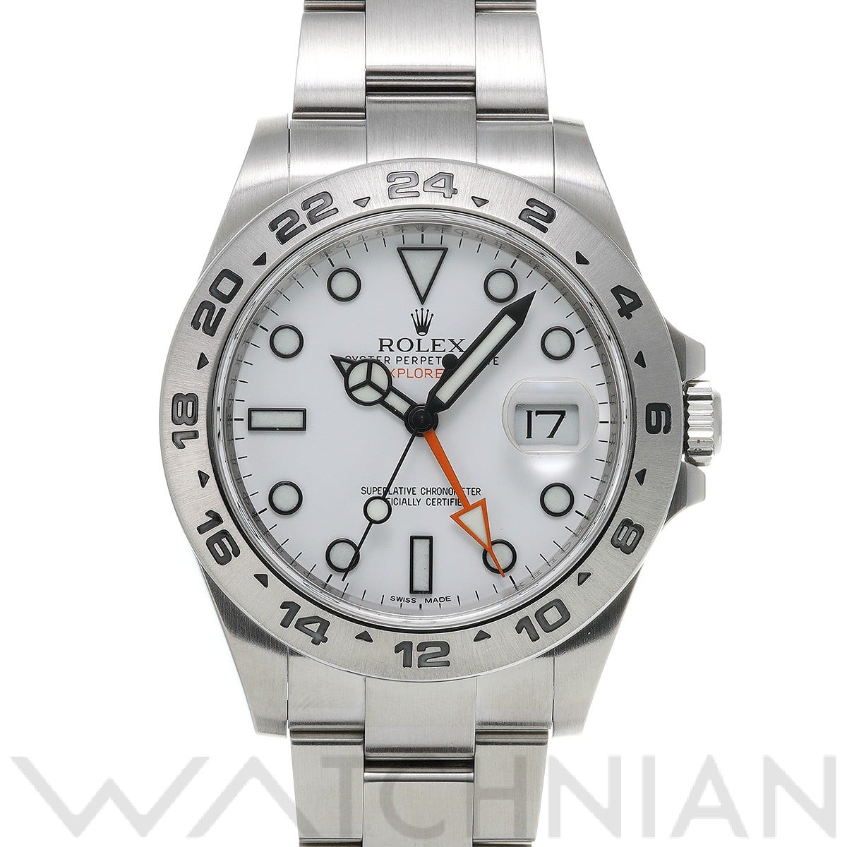 ロレックス エクスプローラーII 216570 ホワイト メンズ 時計 【中古】【wristwatch】