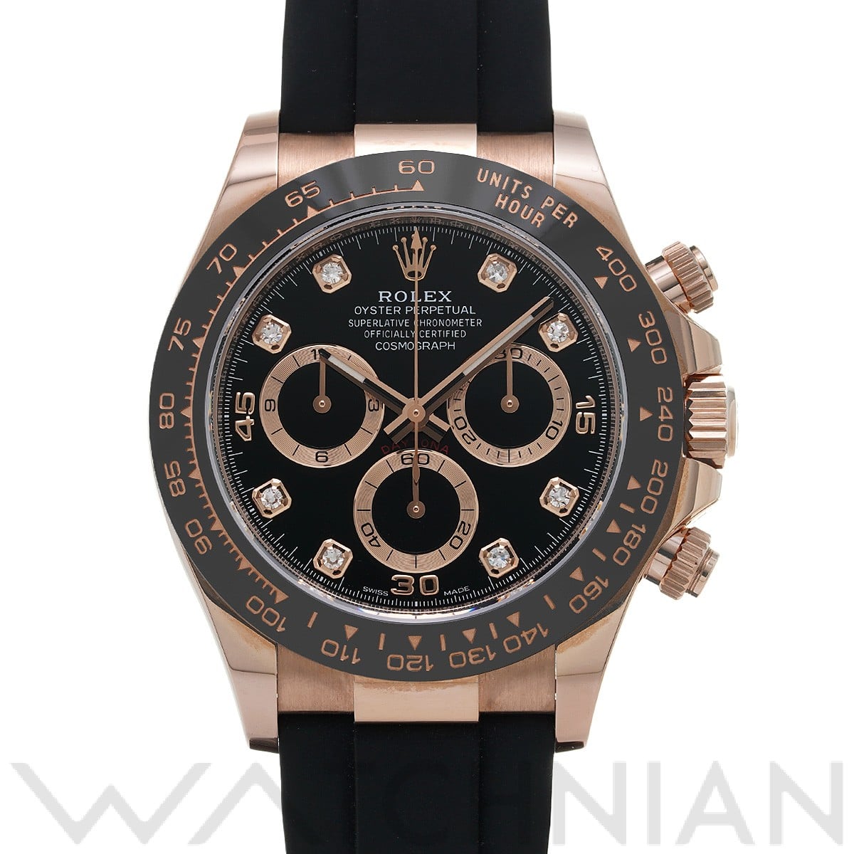 ロレックス コスモグラフ デイトナ 116515LNG ブラック/ダイヤモンド メンズ 時計 【中古】【wristwatch】
