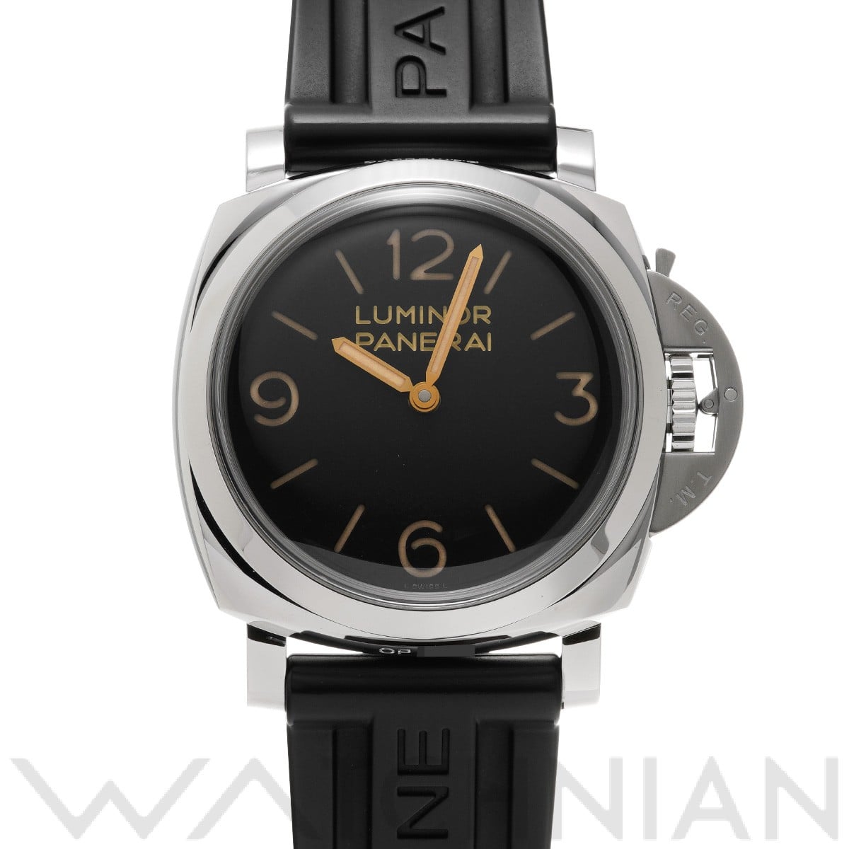 ルミノール 1950 3デイズ アッチャイオ PAM00372 T番(2017年製造) ブラック パネライ OFFICINE PANERAI メンズ 【中古】