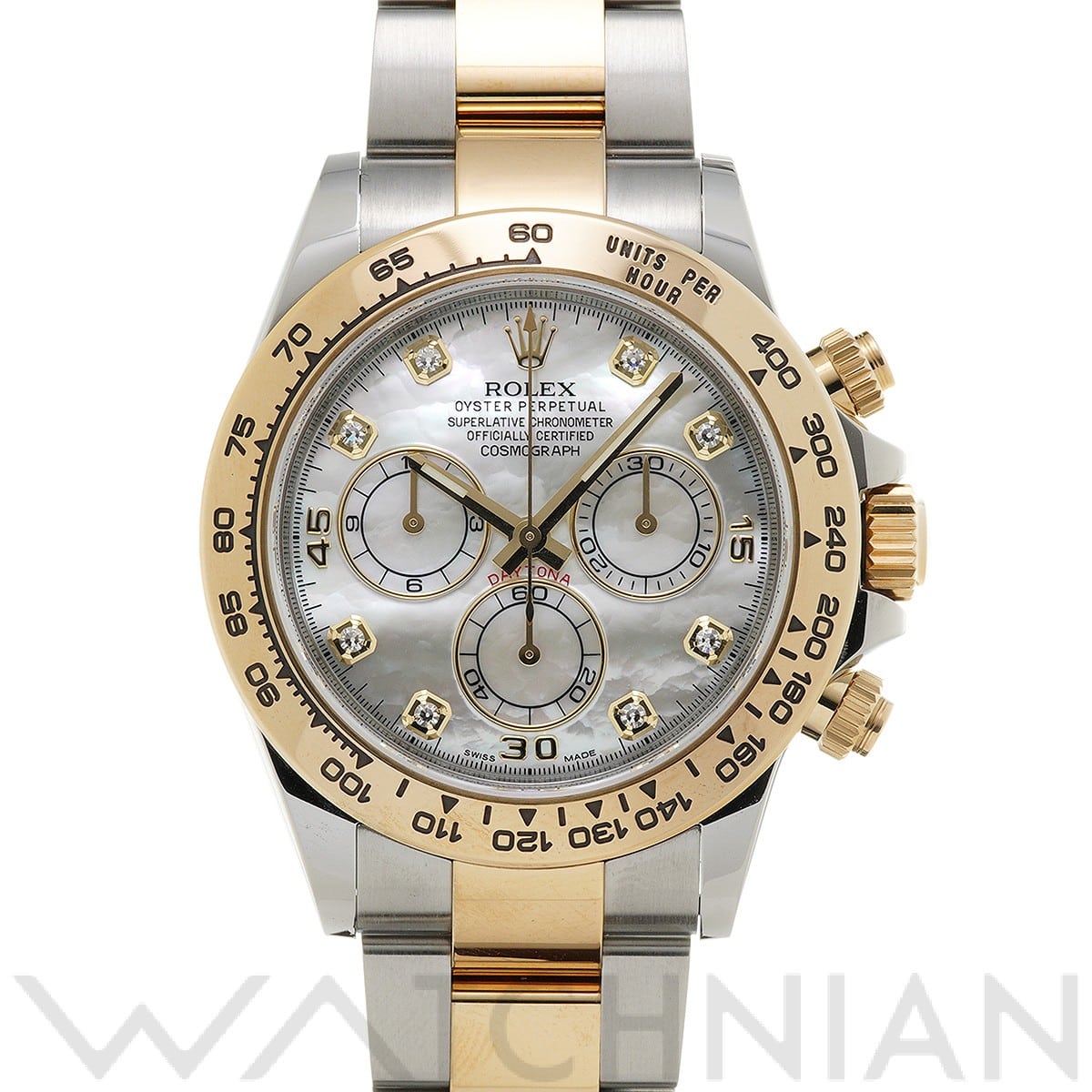 ロレックス コスモグラフ デイトナ 116503NG ホワイトシェル/ダイヤモンド メンズ 時計 【中古】【wristwatch】