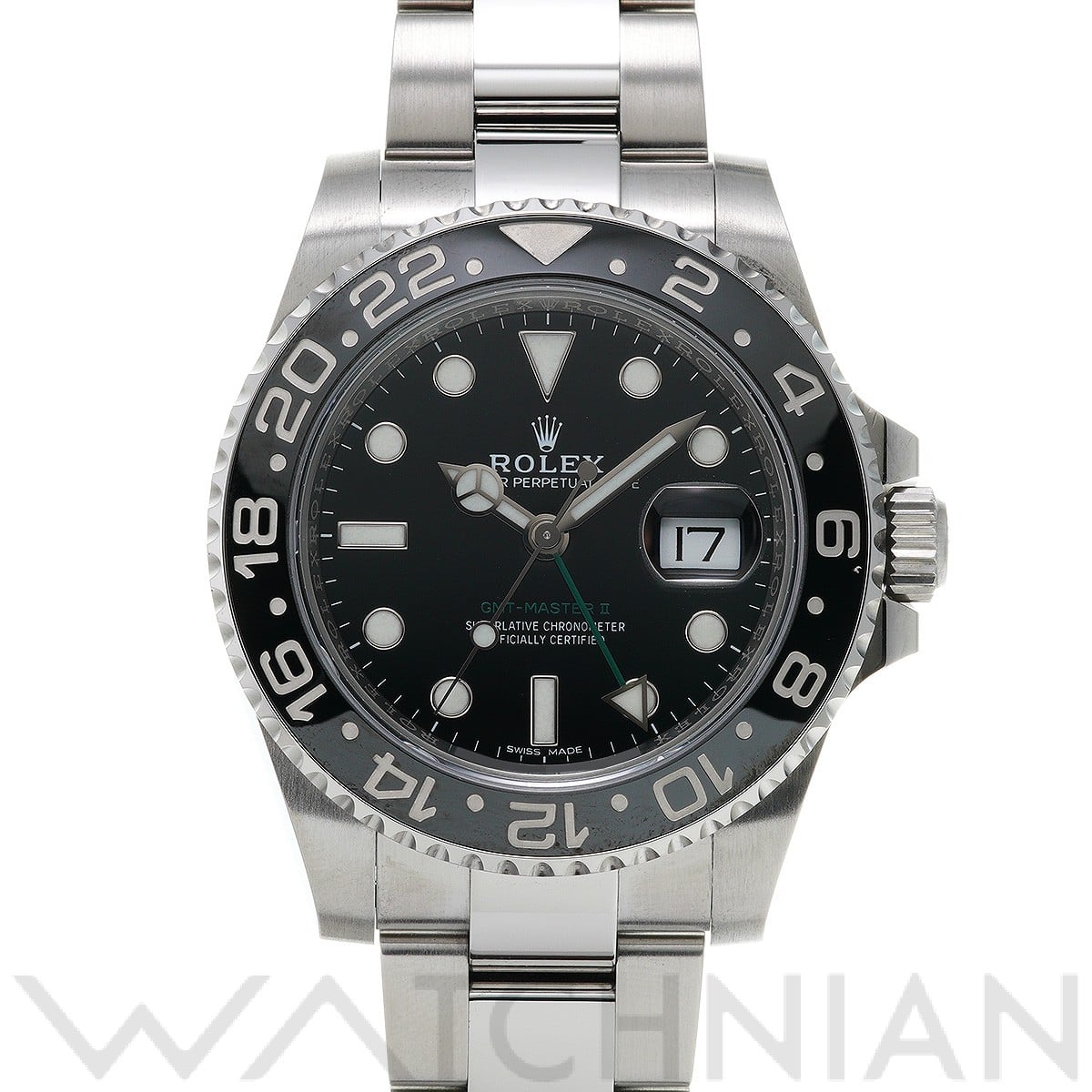 ロレックス GMTマスターII 116710LN ブラック メンズ 時計 【中古】【wristwatch】