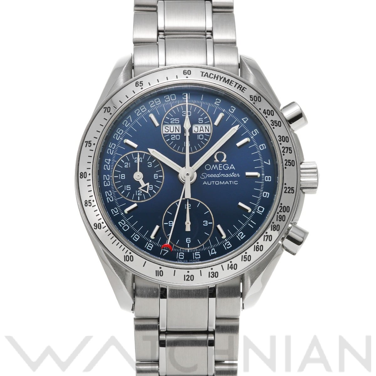 オメガ / OMEGA スピードマスター トリプルカレンダー 3523.80 ブルー メンズ 時計 【中古】【wristwatch】