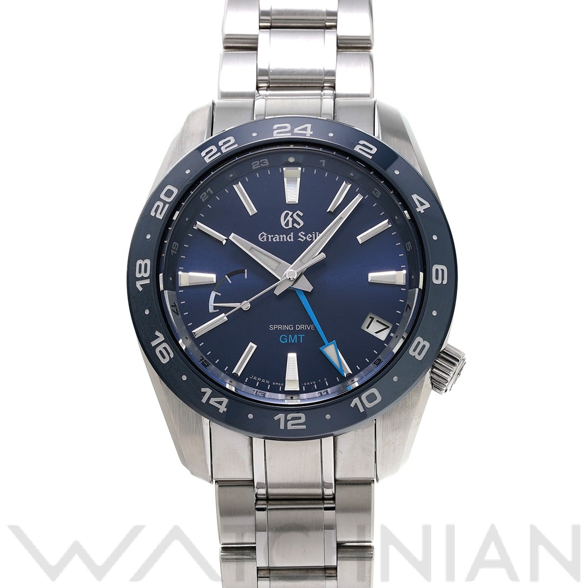 グランドセイコー / Grand Seiko スポーツコレクション スプリングドライブ GMT SBGE255 ブルー メンズ 時計 【中古】【wristwatch】