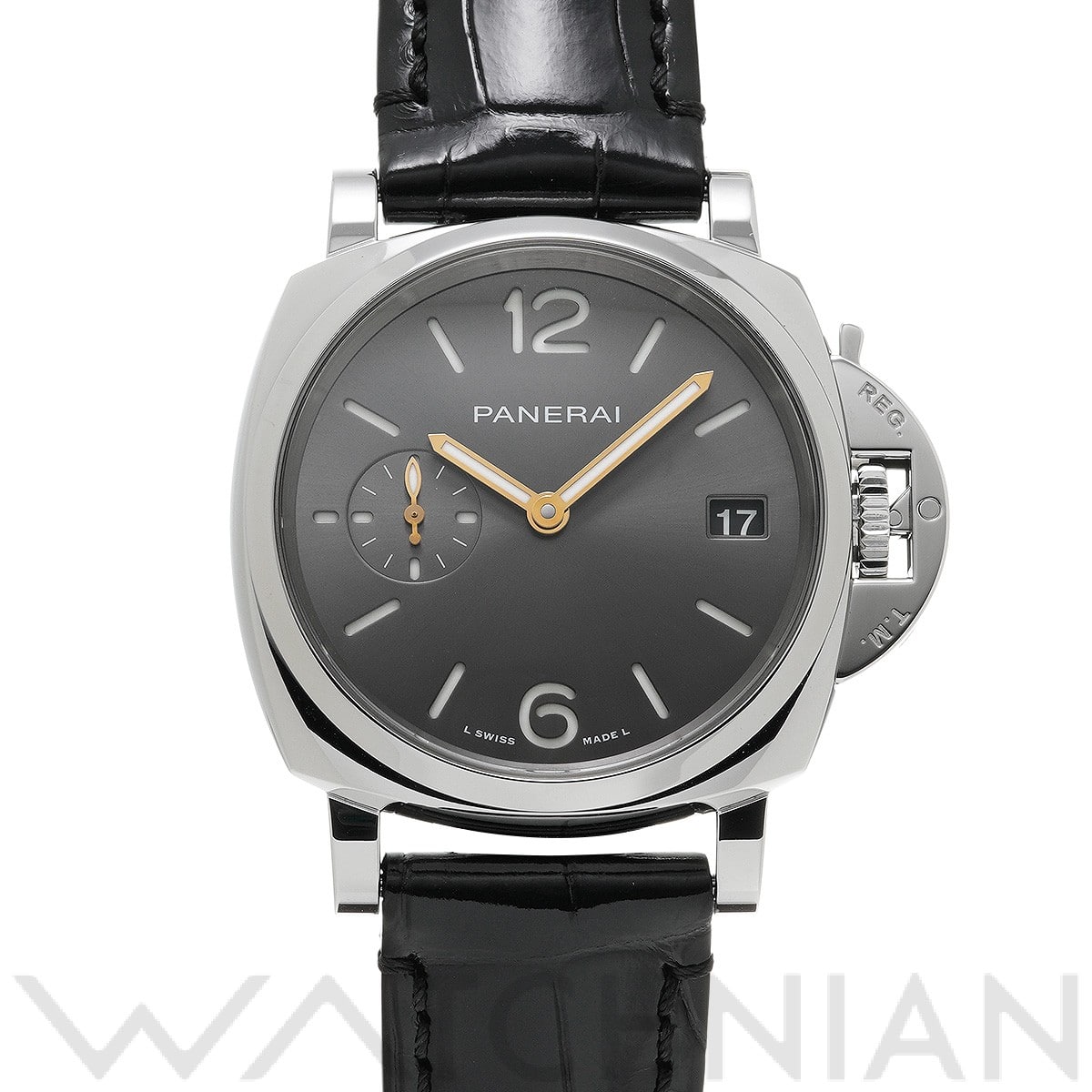 ルミノール ドゥエ ピッコロ PAM01247 X番(2021年製造) アンスラサイトグレー パネライ PANERAI メンズ 【中古】