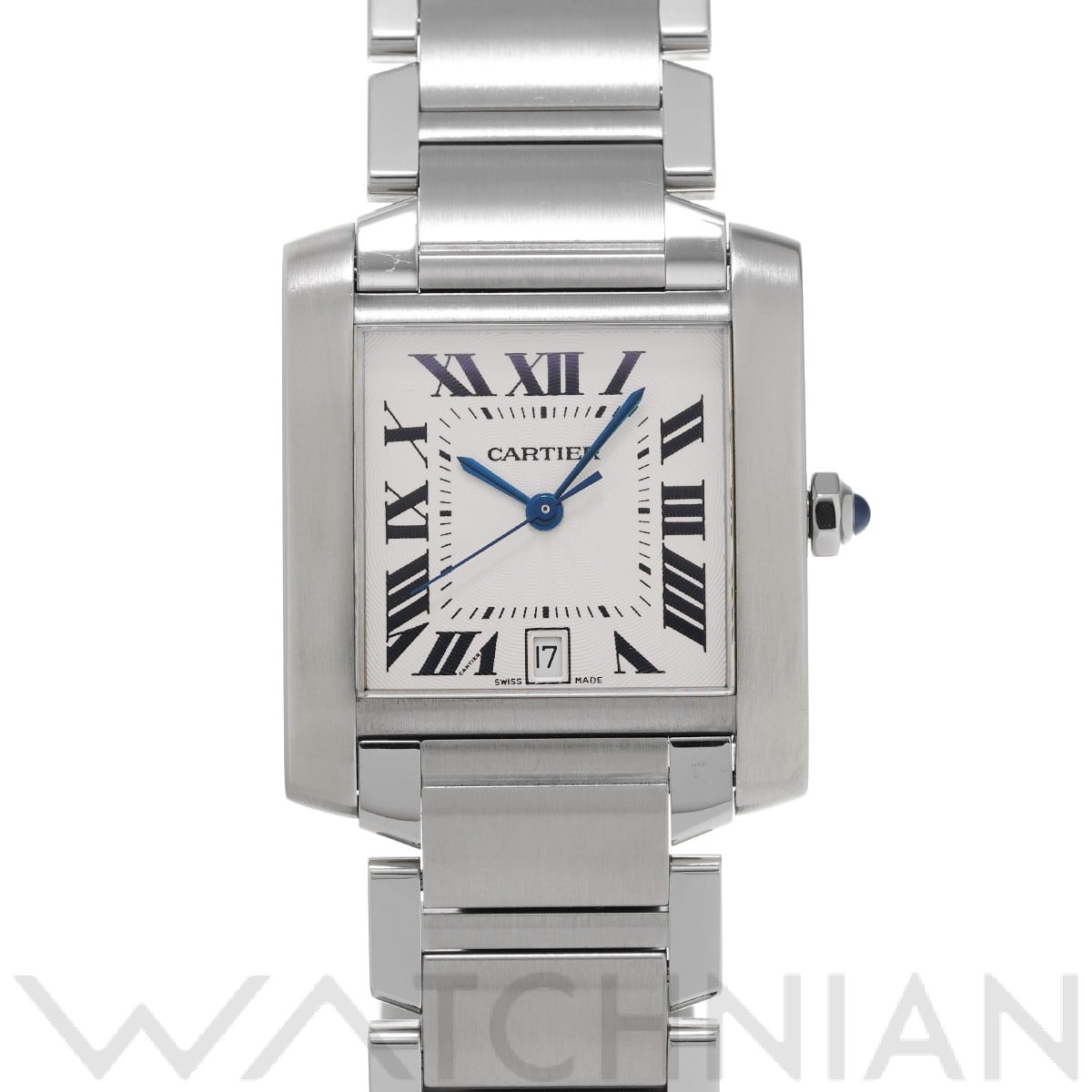 カルティエ / CARTIER タンク フランセーズ LM W51002Q3 シルバー メンズ 時計 【中古】【wristwatch】