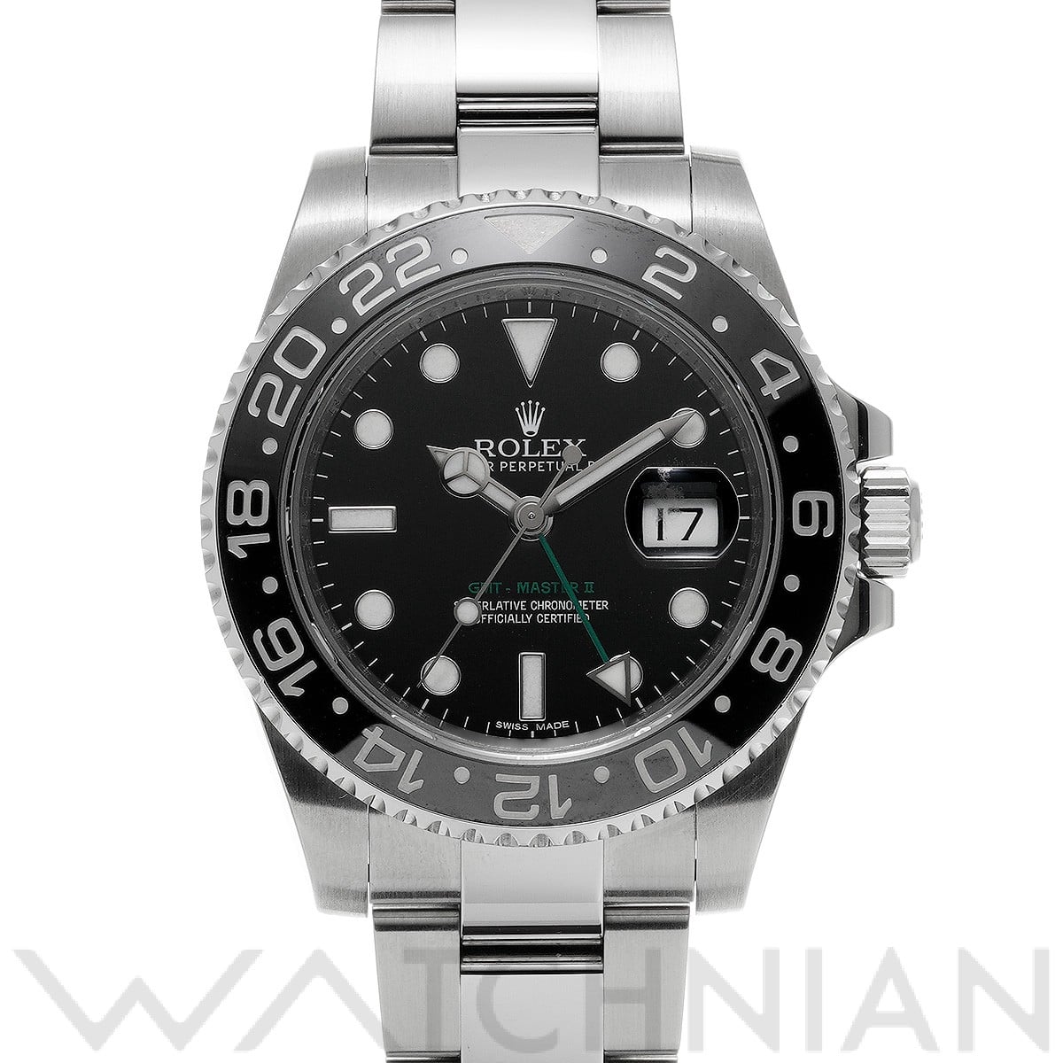 ロレックス GMTマスターII 116710LN ブラック メンズ 時計 【中古】【wristwatch】