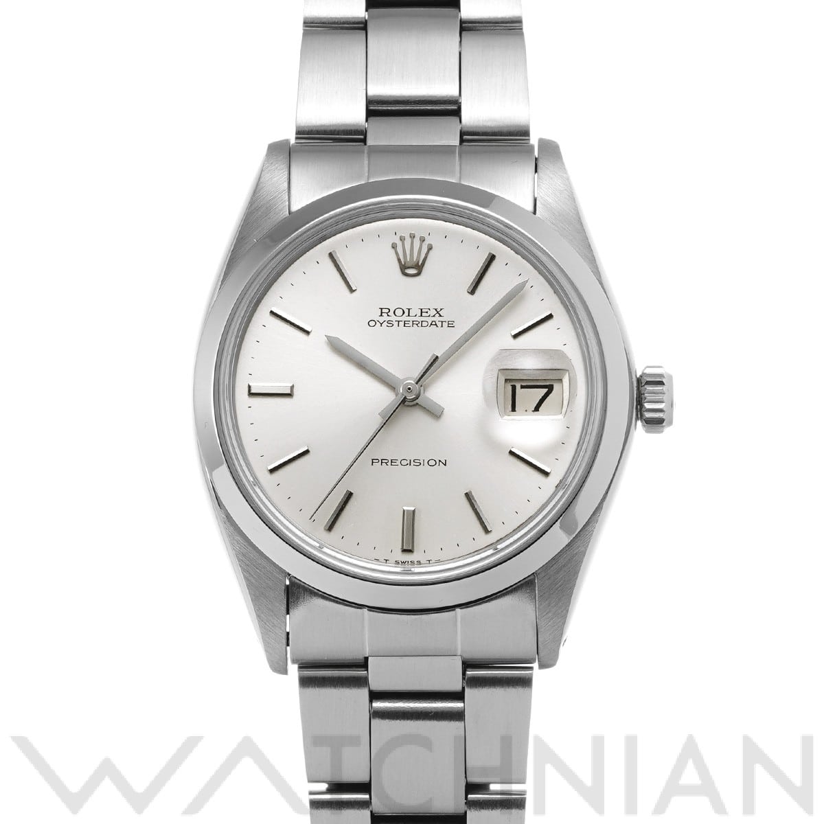 ロレックス オイスター デイト 6694 シルバー メンズ 時計 【中古】【wristwatch】