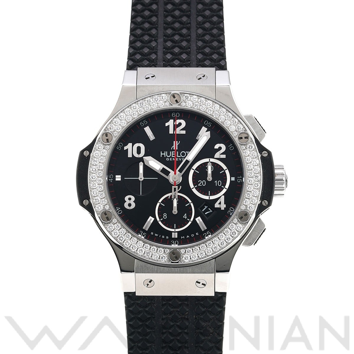 ウブロ / HUBLOT ビッグバン スチール ダイヤモンド 301.SX.130.RX.114 ブラックラッカー メンズ 時計 【中古】【wristwatch】