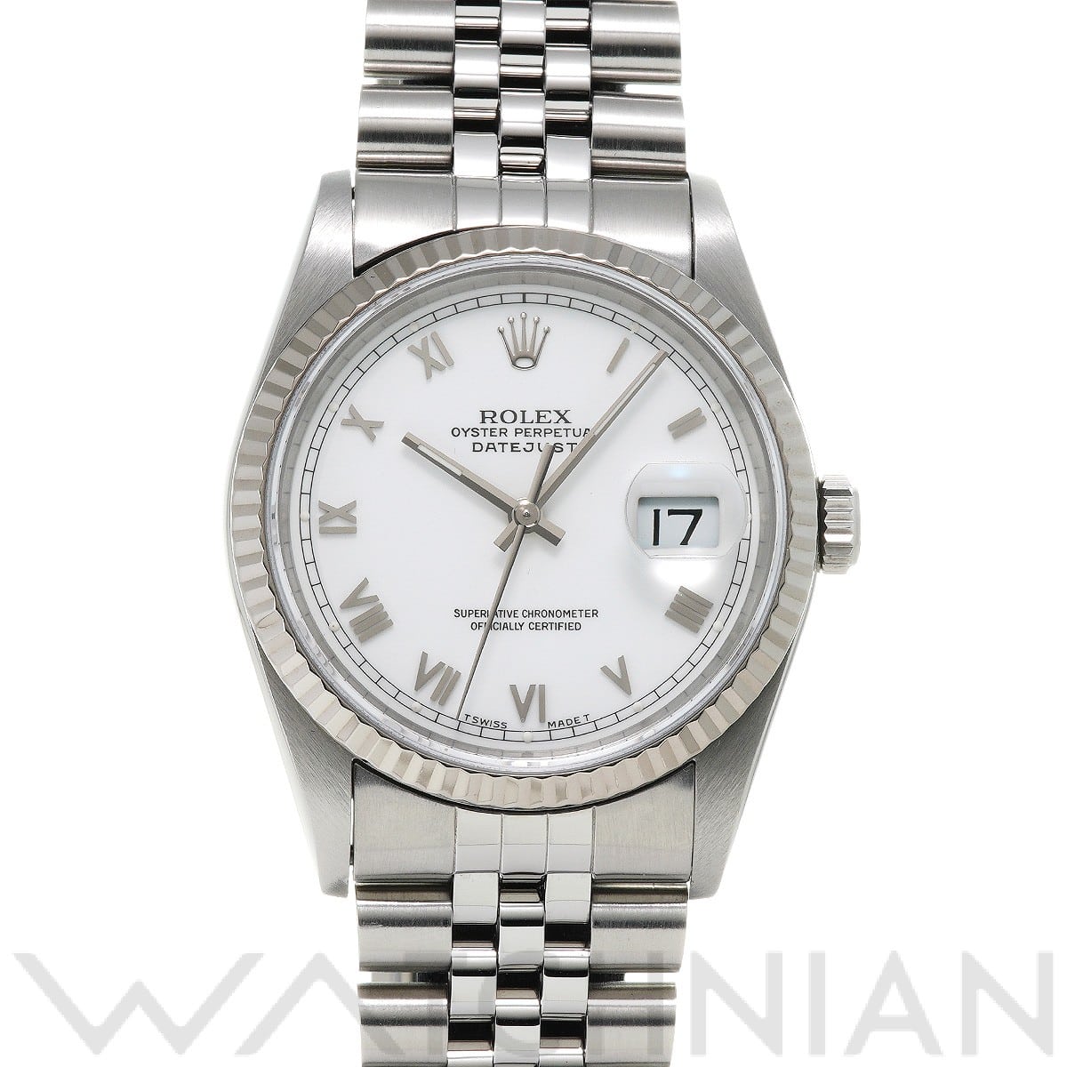 ロレックス デイトジャスト 16234 ホワイト メンズ 時計 【中古】【wristwatch】