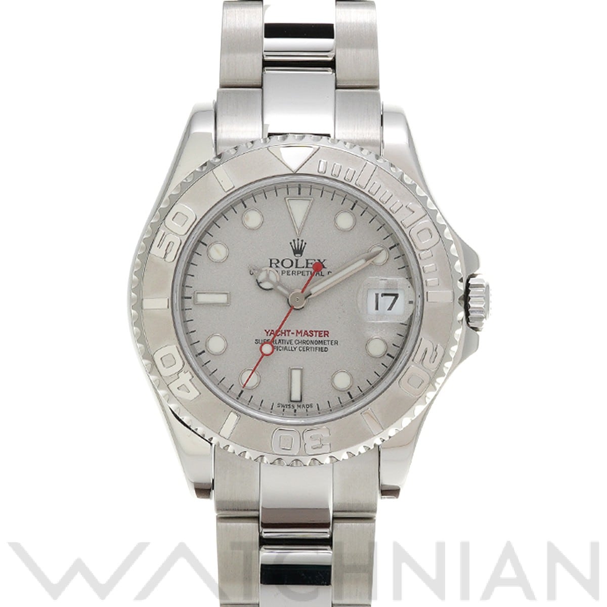 ヨットマスター 34 168622 D番(2005年頃製造) グレー ロレックス ROLEX ユニセックス 【中古】