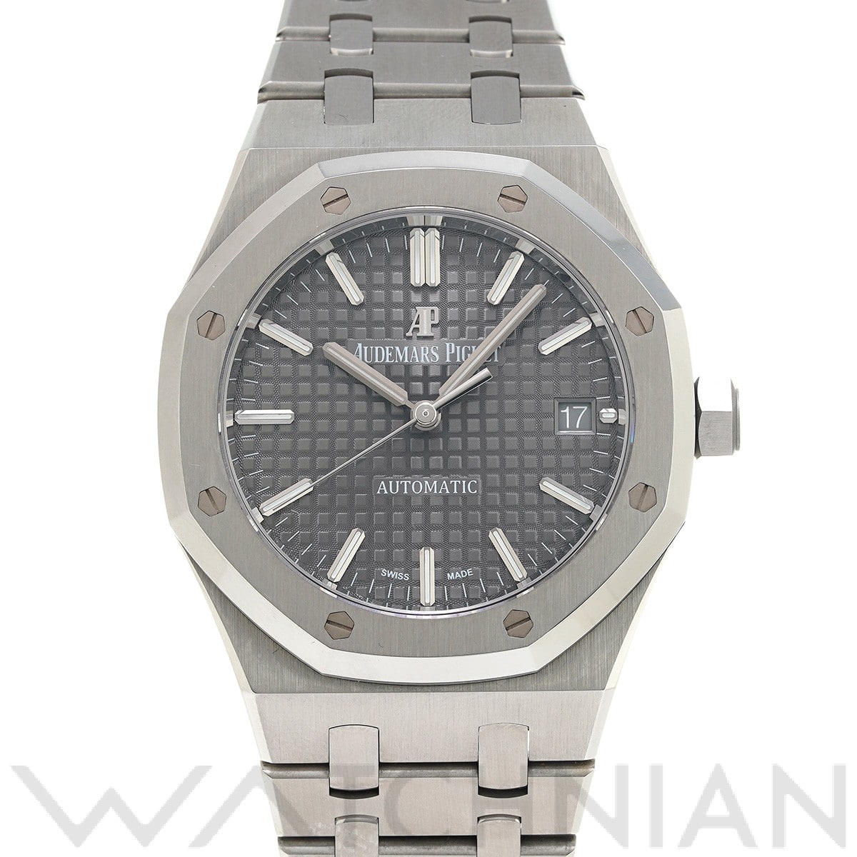 オーデマ ピゲ ロイヤルオーク 15450ST.OO.1256ST.02 ルテニウムグレー メンズ 時計 【中古】【wristwatch】