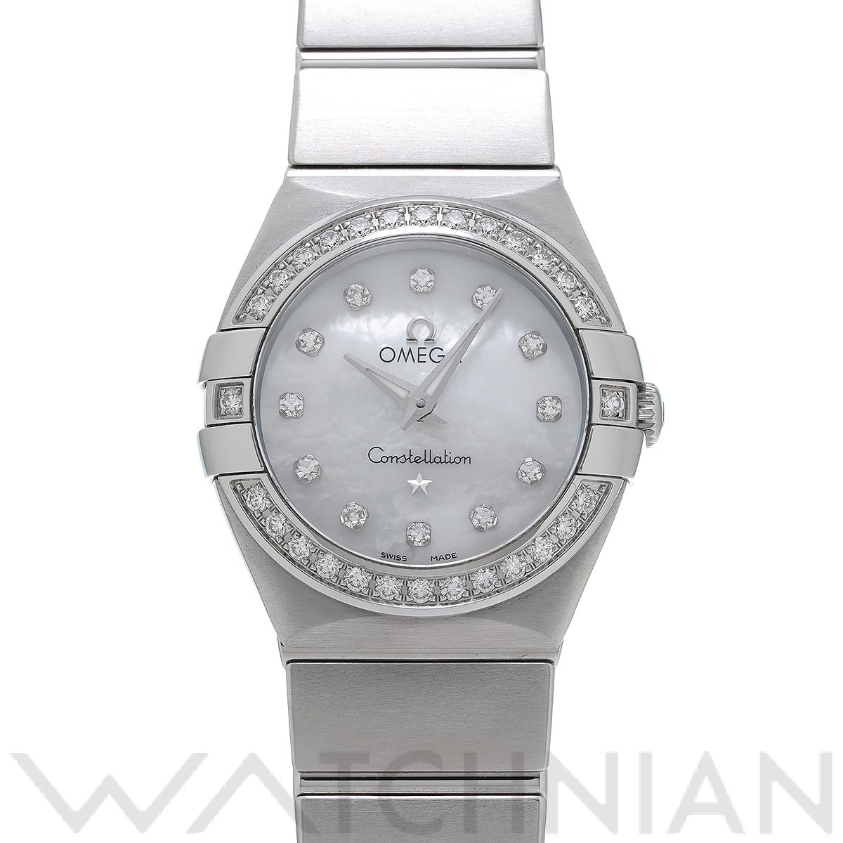 オメガ / OMEGA コンステレーション クォーツ 123.15.24.60.55.001 ホワイトシェル/ダイヤモンド レディース 時計 【中古】【wristwatch】