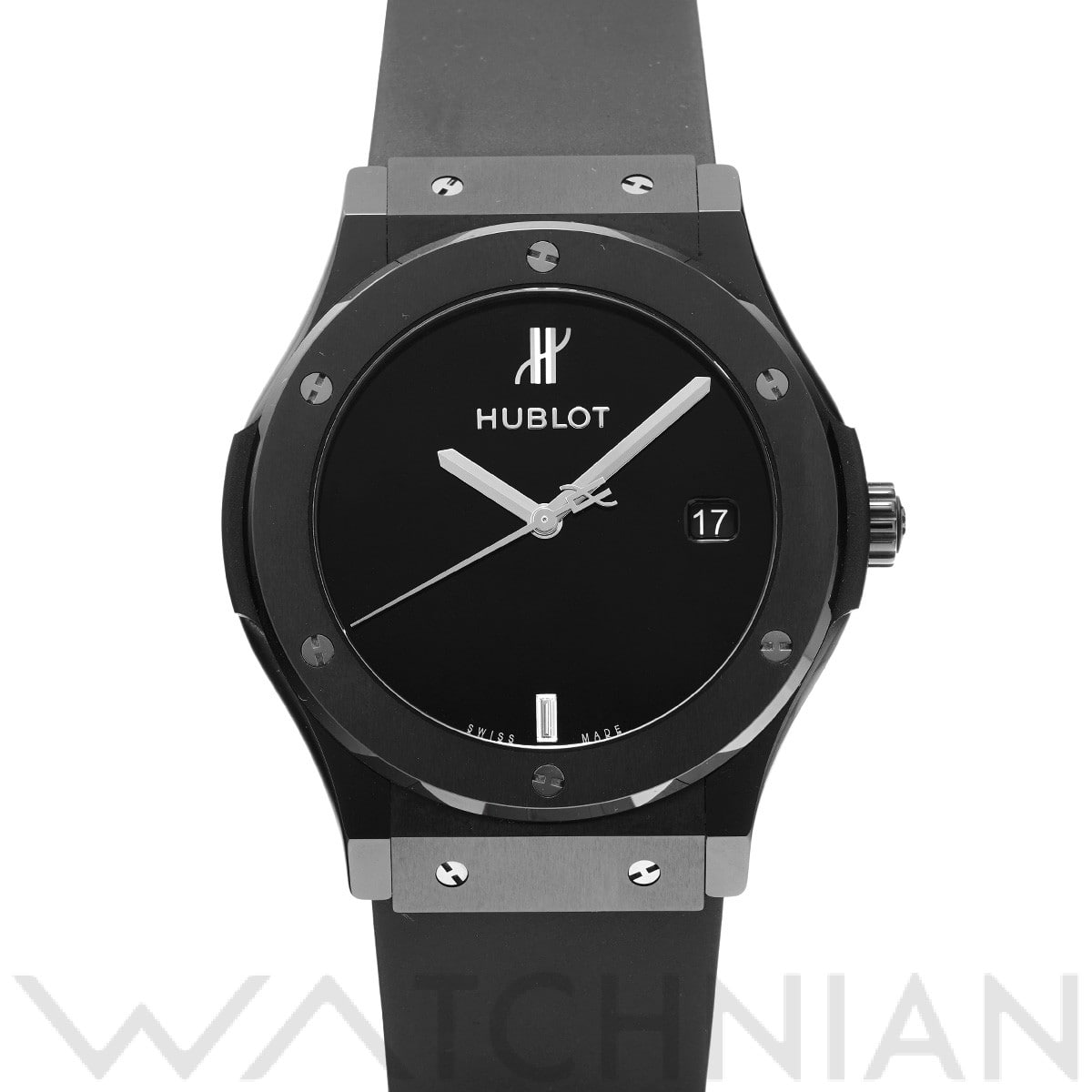 ウブロ / HUBLOT クラシックフュージョン セラミック ヨシダスペシャル 511.CM.1470.RX.MYOS ブラックラッカー/ダイヤモンド メンズ 時計 【中古】【wristwatch】