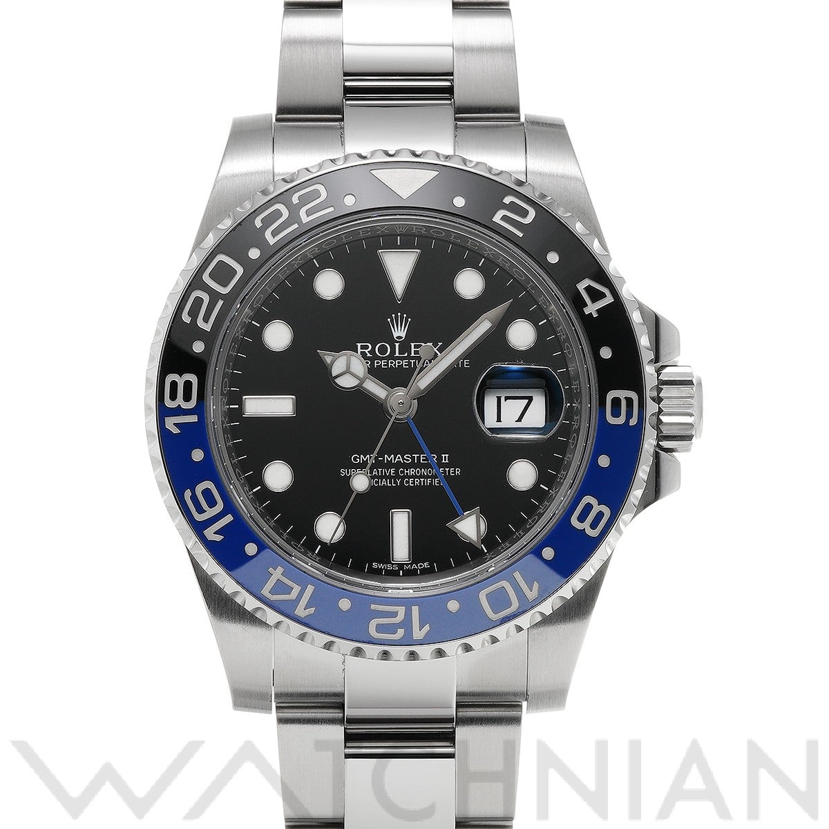 ロレックス GMTマスターII 116710BLNR ブラック メンズ 時計 【中古】【wristwatch】