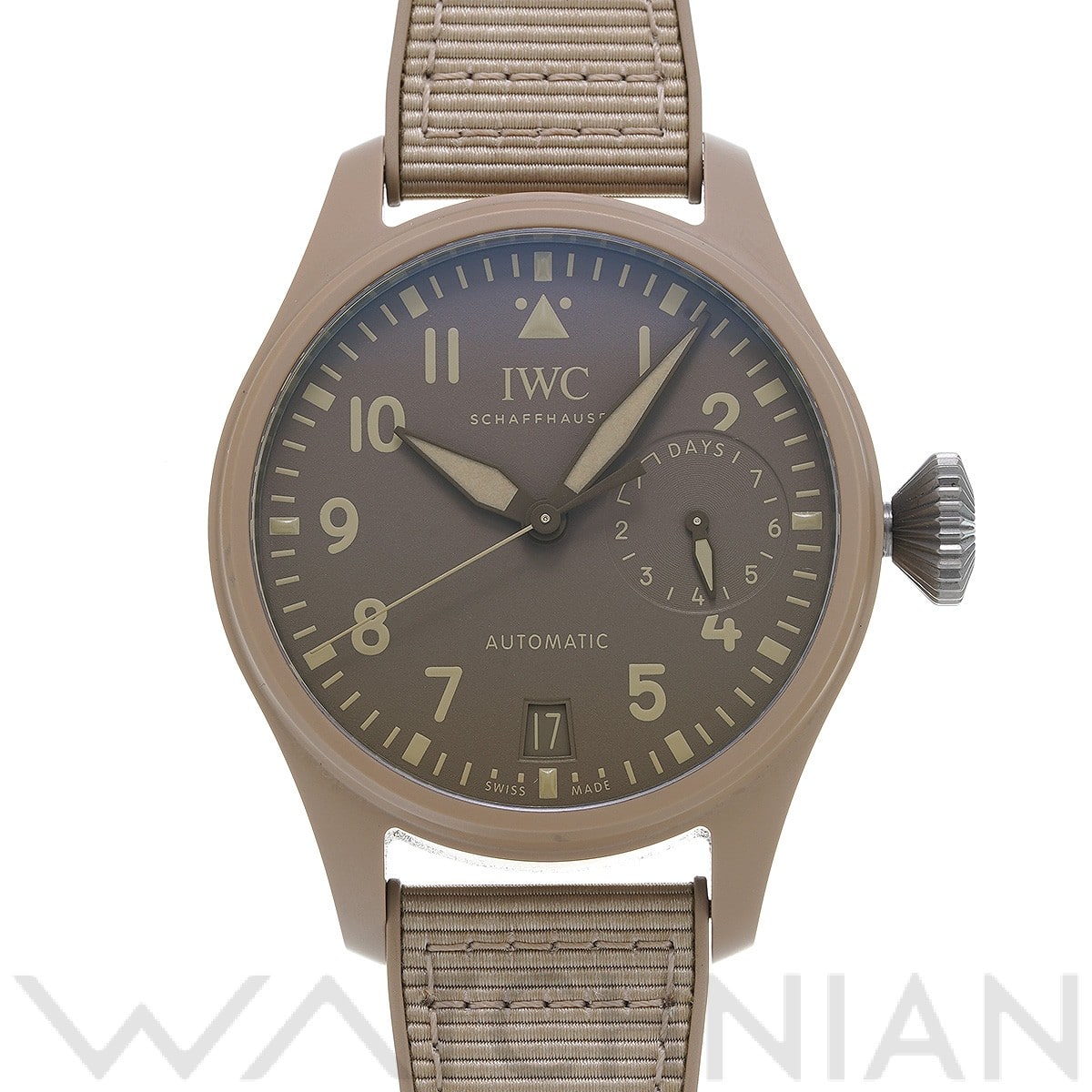 ビッグ パイロット ウォッチ トップガン モハーヴェ・デザート IW506003 ダークブラウン インターナショナルウォッチカンパニー IWC メンズ 【中古】