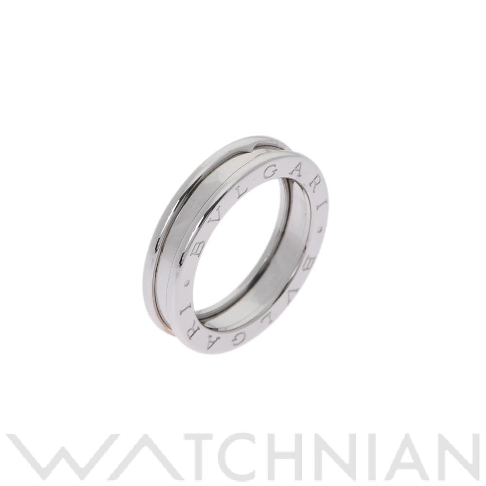 ブルガリ B.ZERO1 ナローリング #54 シルバー K18ホワイトゴールド WG レディース ジュエリー 【中古】【jewelry】