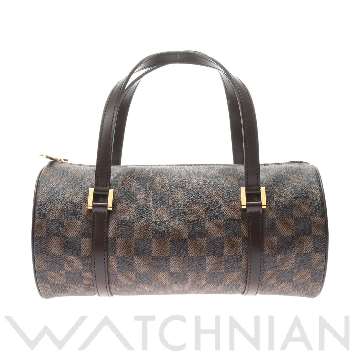 パピヨン 26 ブラウン/エベヌ N51304 ダミエキャンバス LOUIS VUITTON ルイ ヴィトン レディース 【中古】