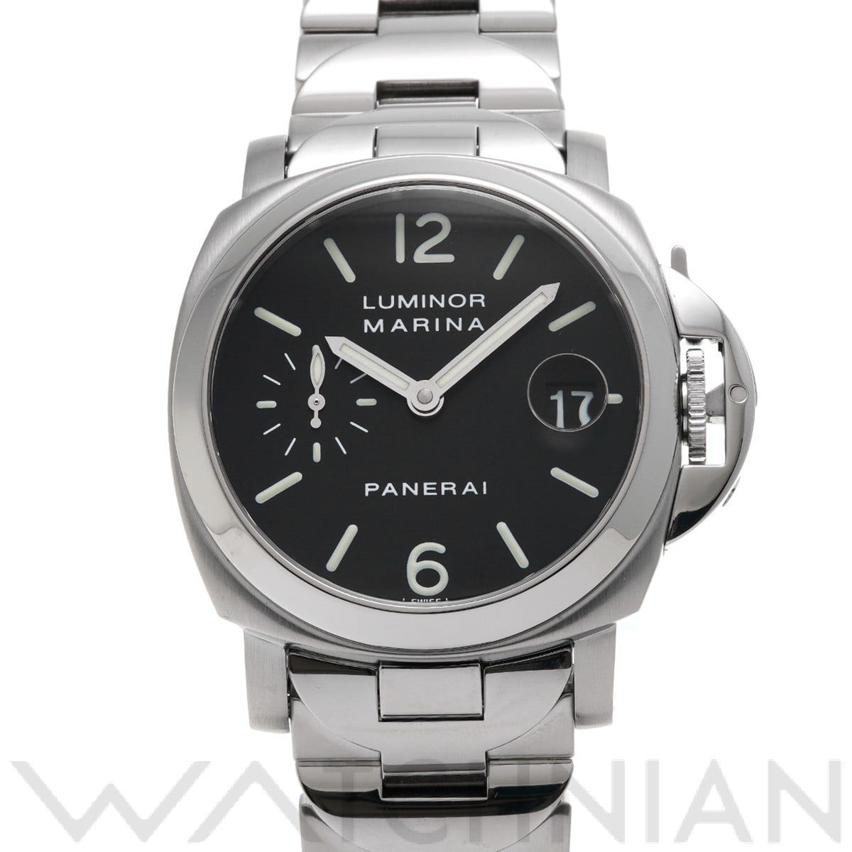 パネライ / PANERAI ルミノールマリーナ オートマティック PAM00050 ブラック メンズ 時計 【中古】【wristwatch】