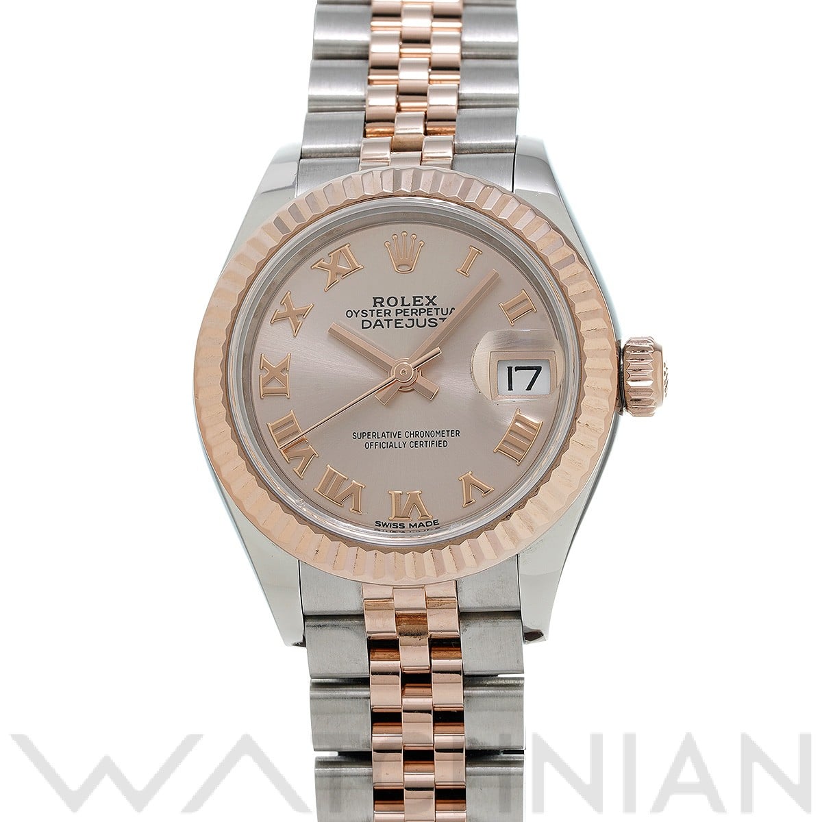 ロレックス レディ デイトジャスト 28 279171 ピンク レディース 時計 【中古】【wristwatch】