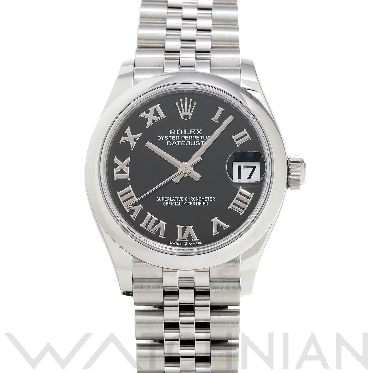 ロレックス デイトジャスト 31 278240 ブライトブラック ユニセックス 時計 【中古】【wristwatch】