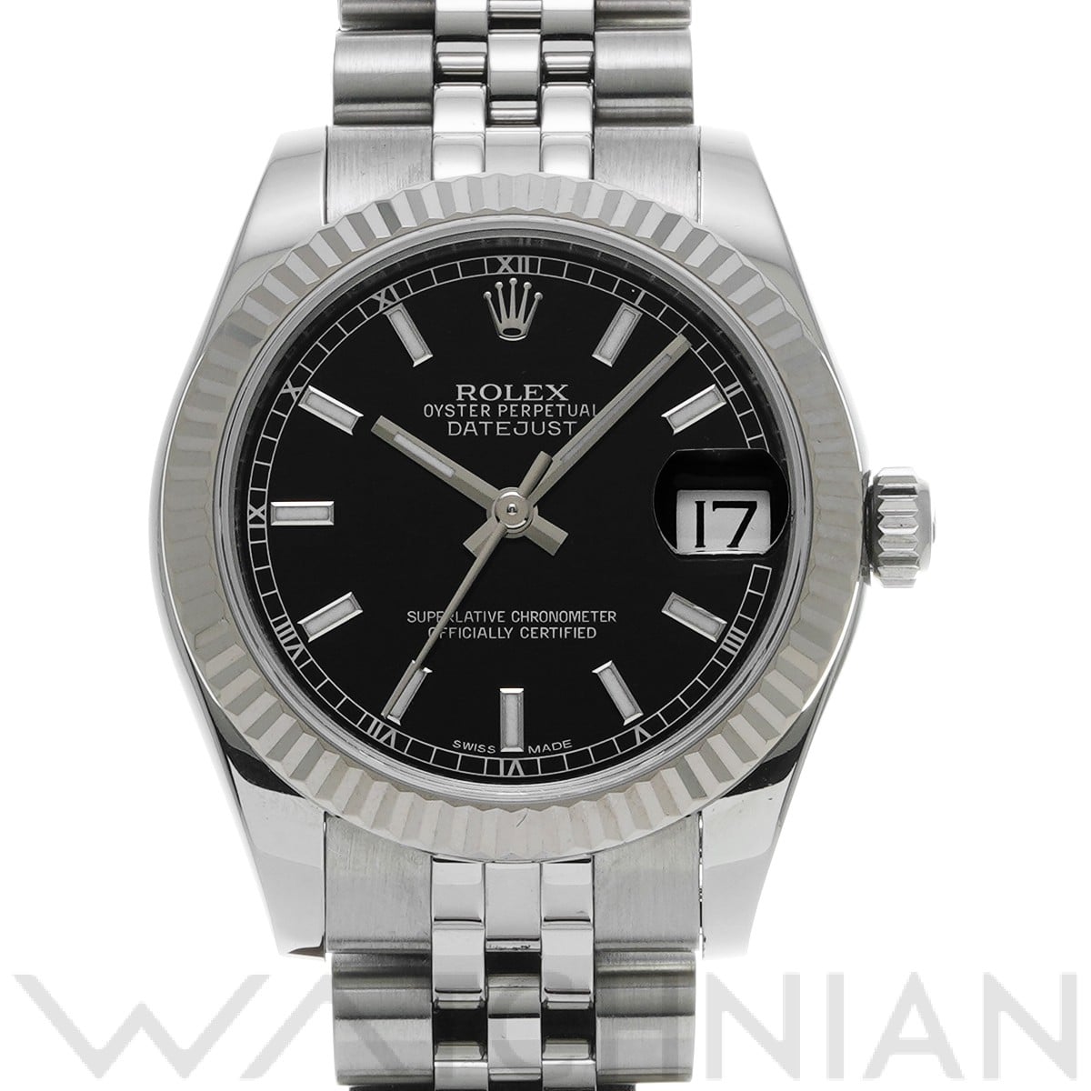 デイトジャスト 31 178274 ランダムシリアル ブラック ロレックス ROLEX ユニセックス 【中古】