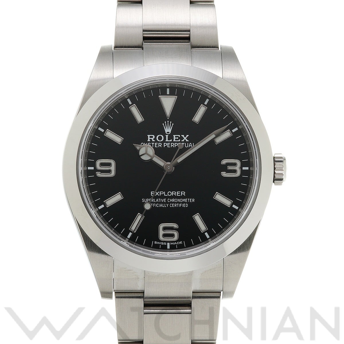 ロレックス エクスプローラー 214270 ブラック メンズ 時計 【中古】【wristwatch】