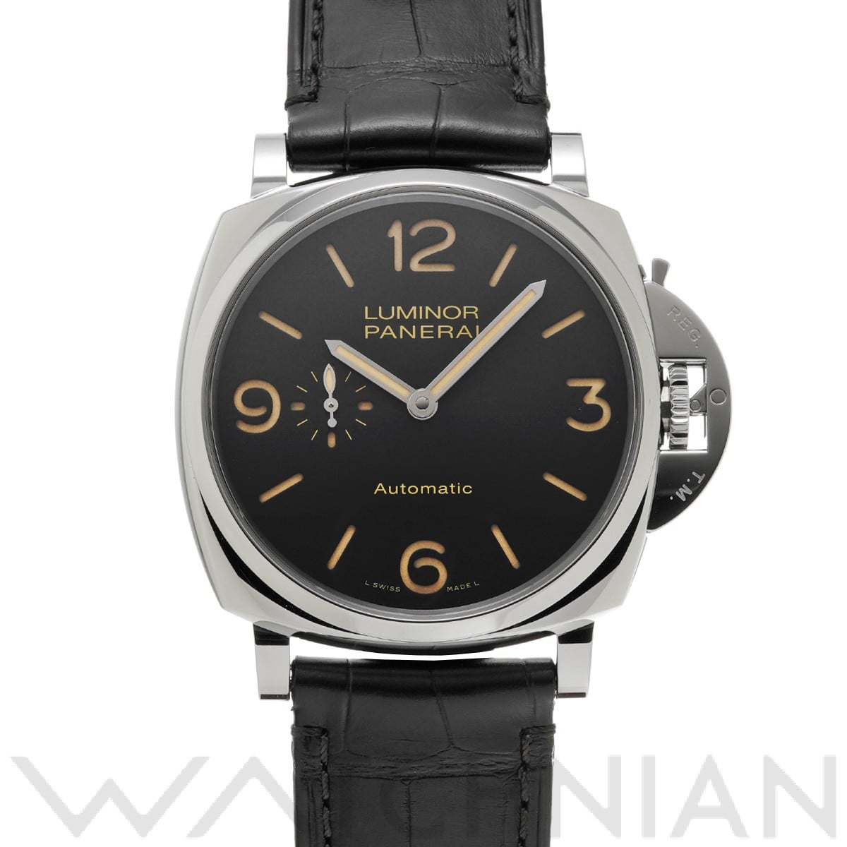パネライ / PANERAI ルミノール ドゥエ PAM00674 ブラック メンズ 時計 【中古】【wristwatch】