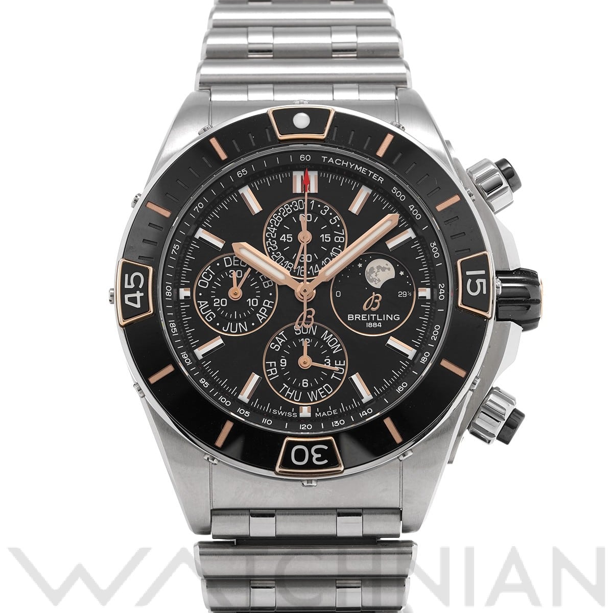 ブライトリング / BREITLING スーパー クロノマット 44 フォー イヤー カレンダー I19320251B1A1 ブラック メンズ 時計 【中古】【wristwatch】