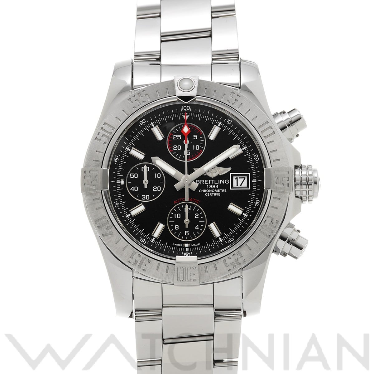 ブライトリング / BREITLING アベンジャーII  A1338111/BC32 ブラック メンズ 時計 【中古】【wristwatch】
