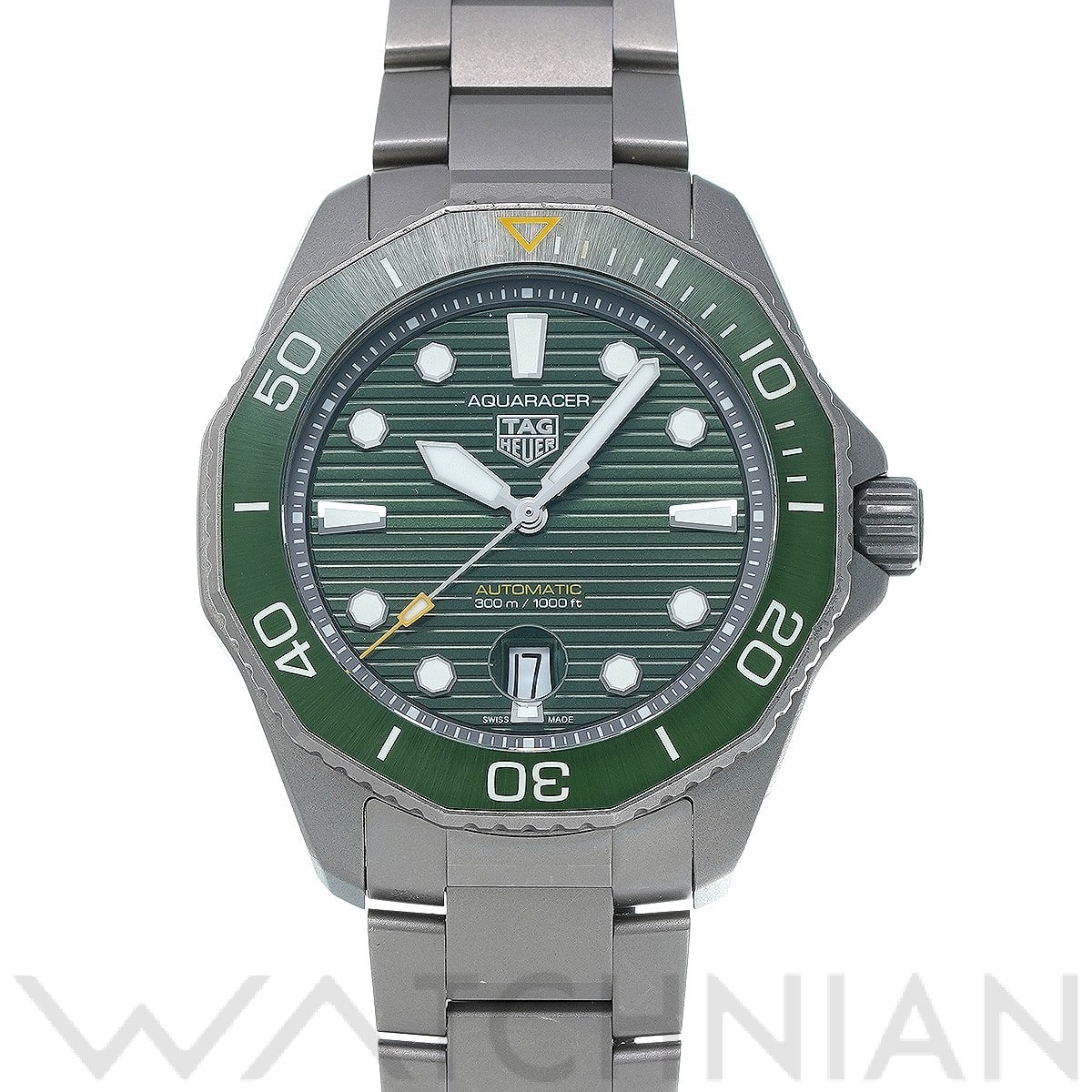 タグ ホイヤー / TAG HEUER アクアレーサー プロフェッショナル 300 キャリバー5 WBP208B.BF0631 グリーン メンズ 時計 【中古】【wristwatch】