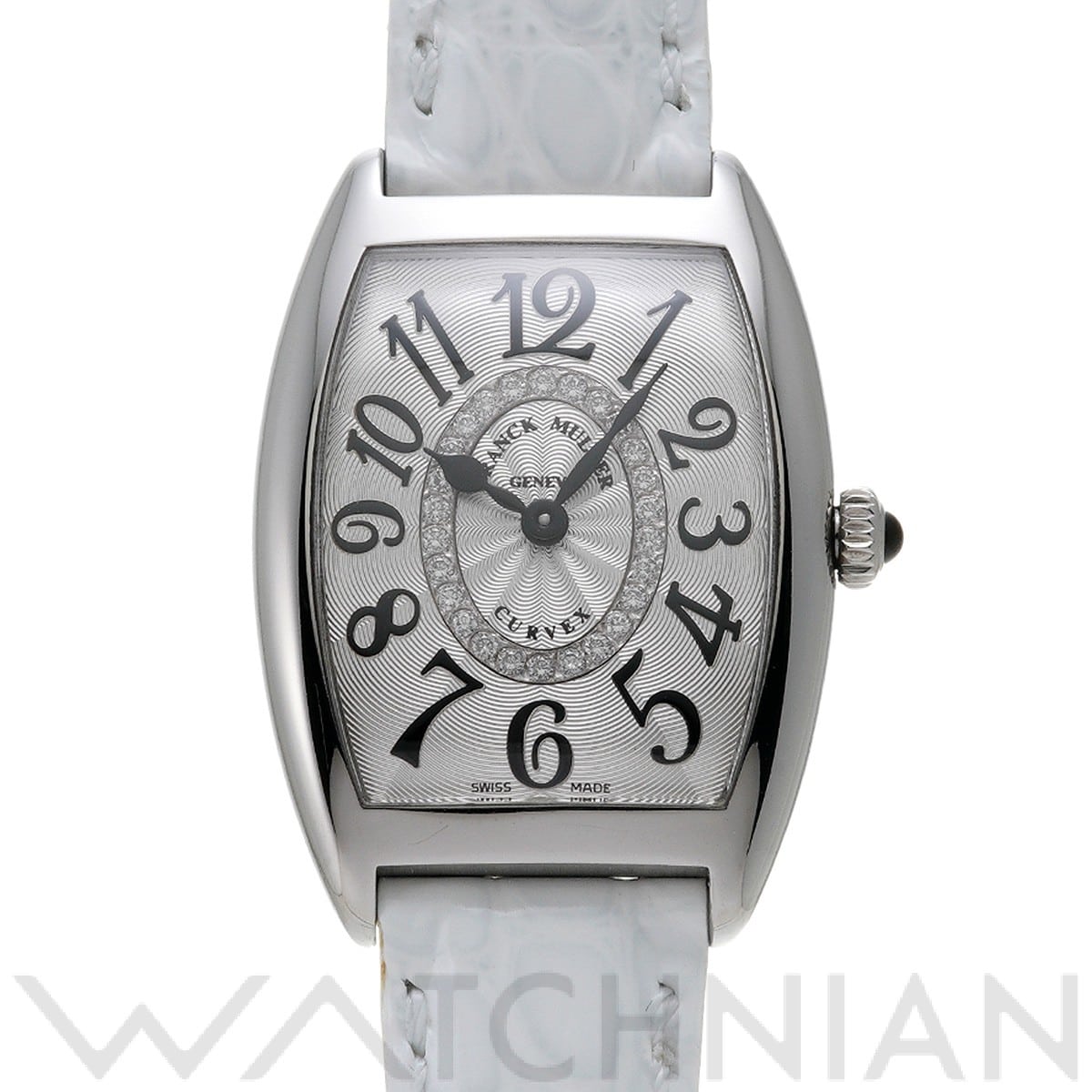 トノウカーベックス 1752QZCD1R シルバー/ダイヤモンド フランクミュラー FRANCK MULLER メンズ 【中古】