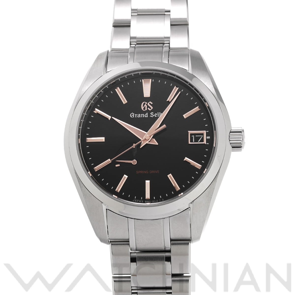 グランドセイコー / Grand Seiko ヘリテージコレクション スプリングドライブ SBGA401 ブラック メンズ 時計 【中古】【wristwatch】