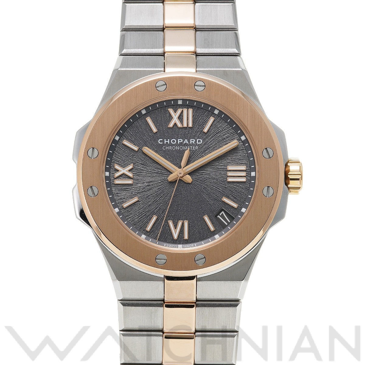 ショパール アルパイン イーグル 41 298600-6001 グレー メンズ 時計 【中古】【wristwatch】