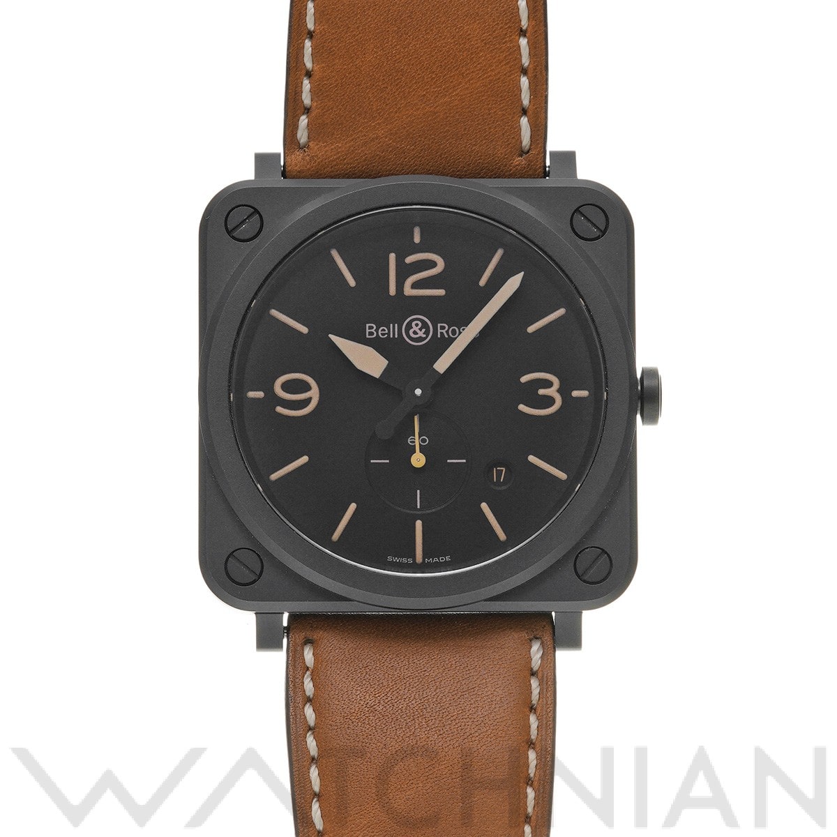 BR S ヘリテージ BRS-HERI-CEM ブラック ベル＆ロス Bell & Ross メンズ 【中古】