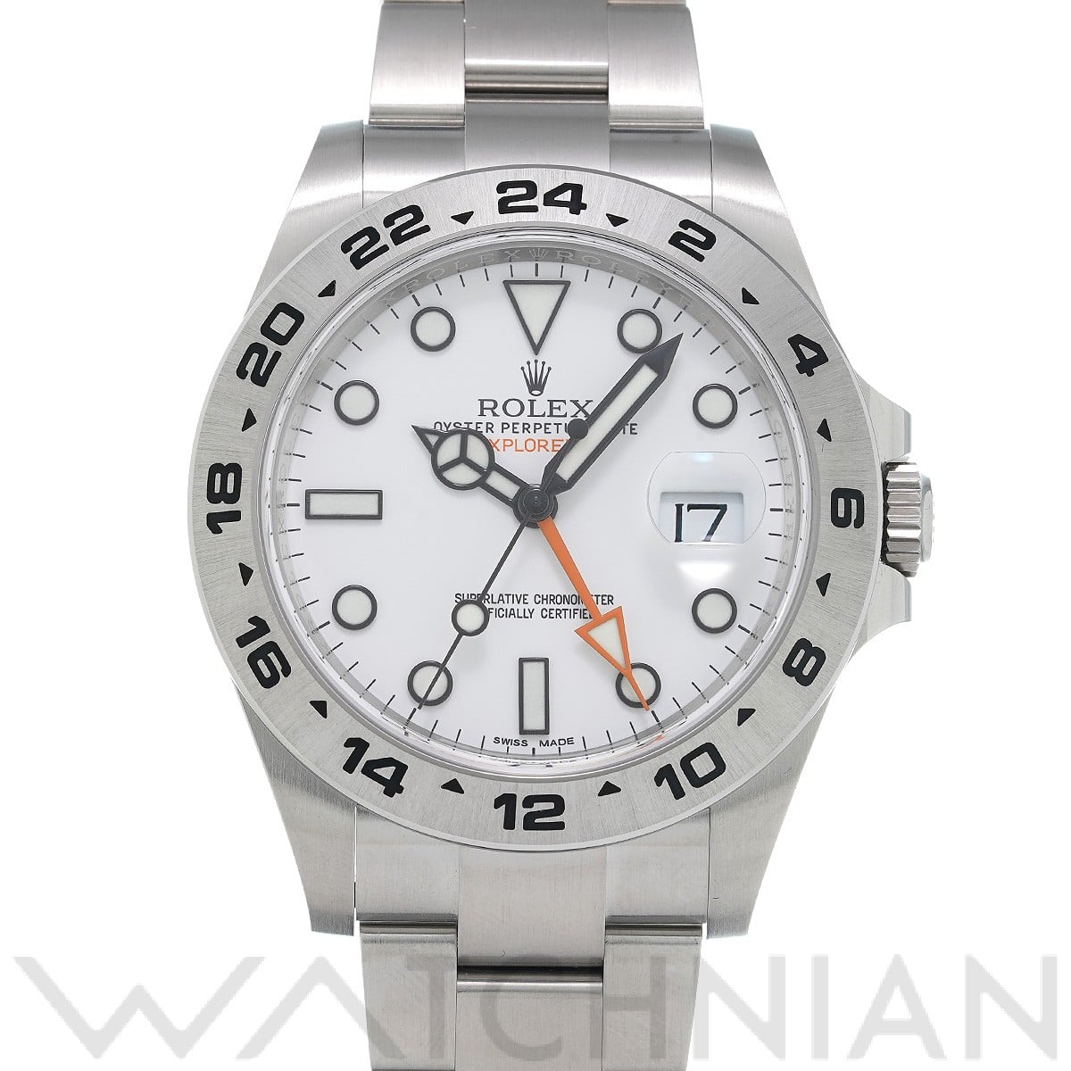 ロレックス エクスプローラーII 216570 ホワイト メンズ 時計 【中古】【wristwatch】