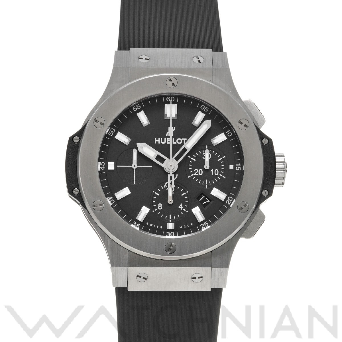ビッグバン スチール 301.SX.1170.RX マットブラック ウブロ HUBLOT メンズ 【中古】