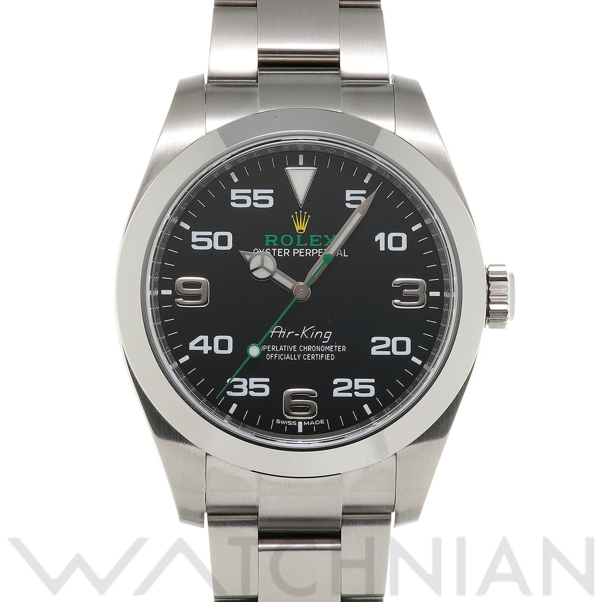 エアキング 116900 ランダムシリアル ブラック ロレックス ROLEX メンズ 【中古】