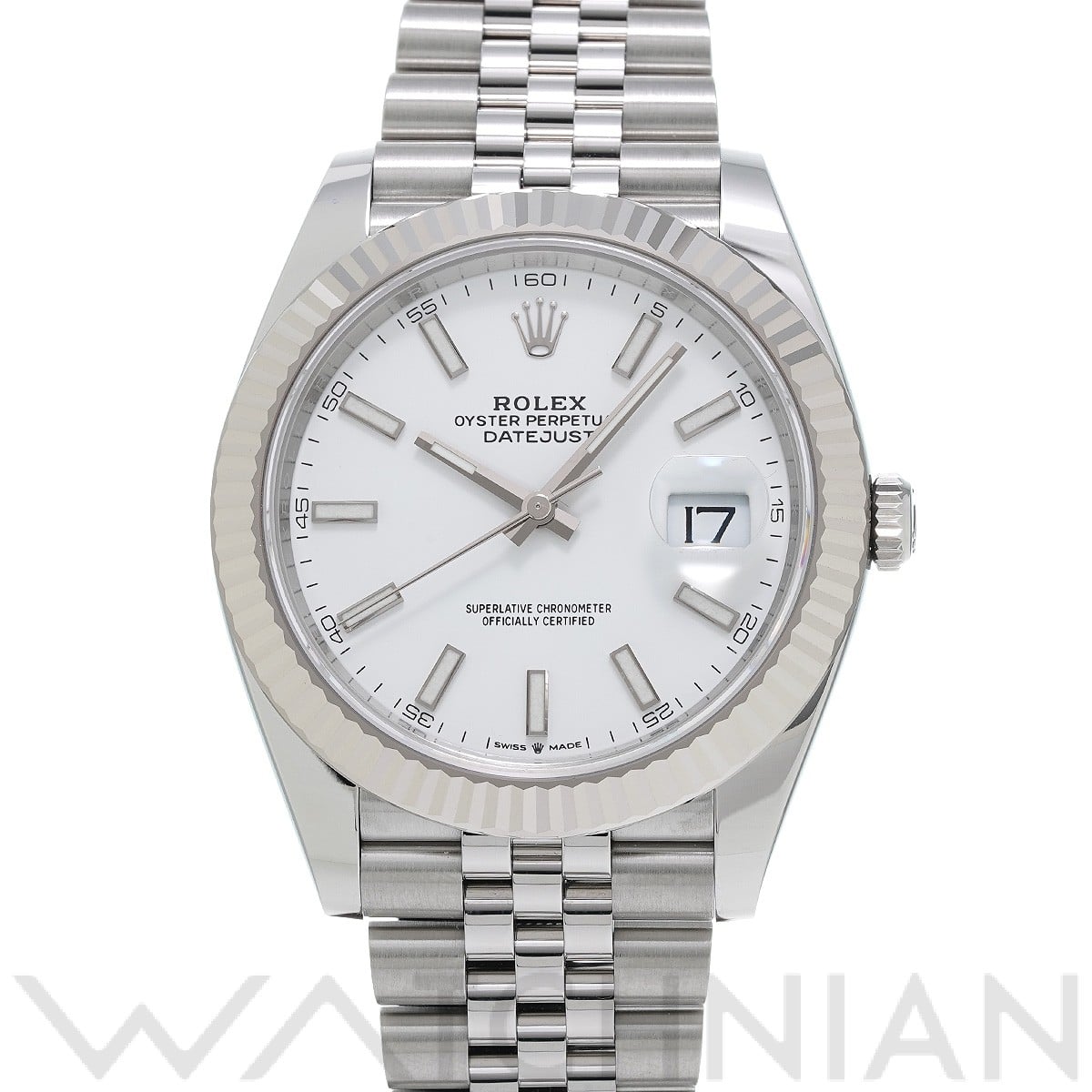 ロレックス デイトジャスト 41 126334 ホワイト メンズ 時計 【未使用】【wristwatch】