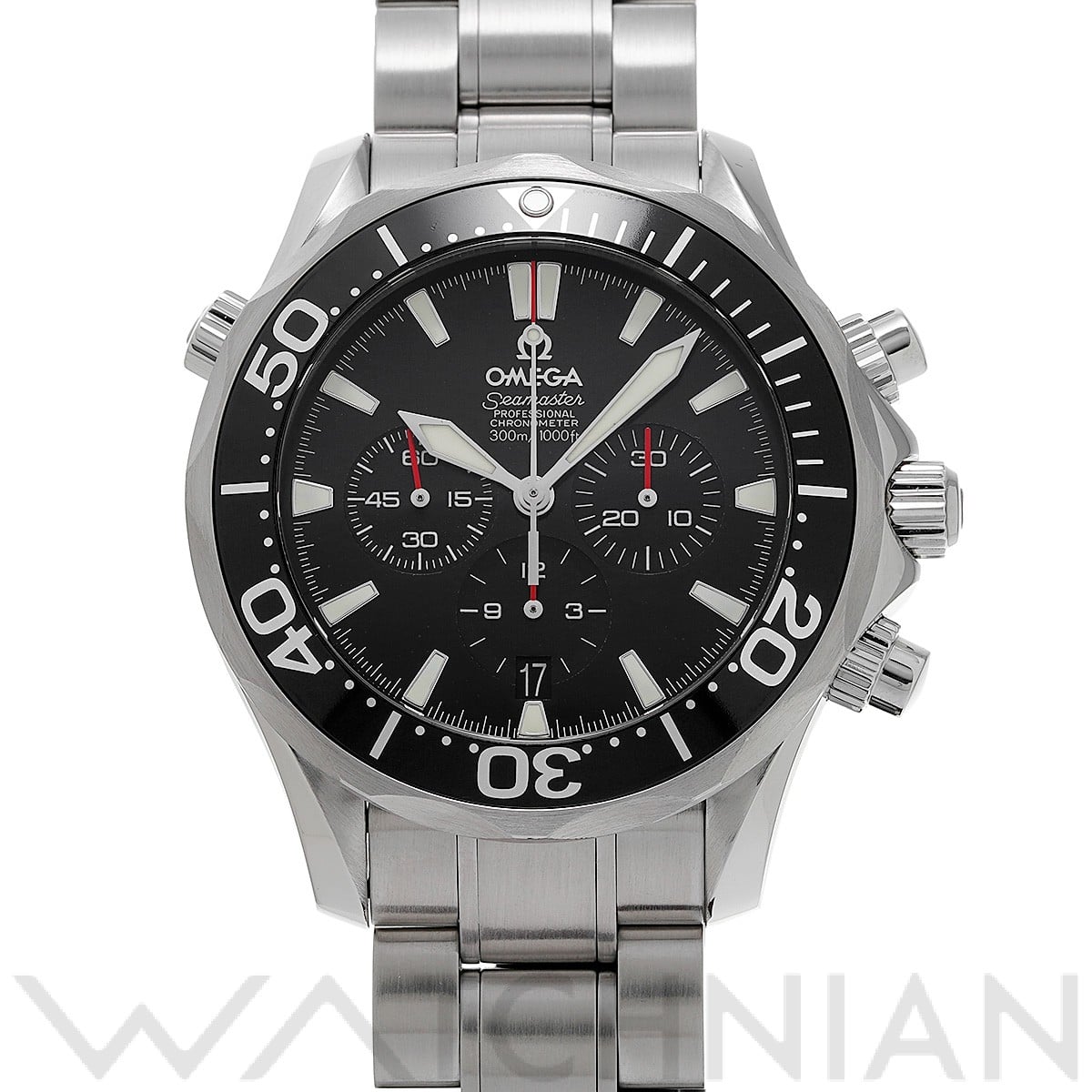 オメガ / OMEGA シーマスター 300 クロノグラフ 2594.52 ブラック メンズ 時計 【中古】【wristwatch】