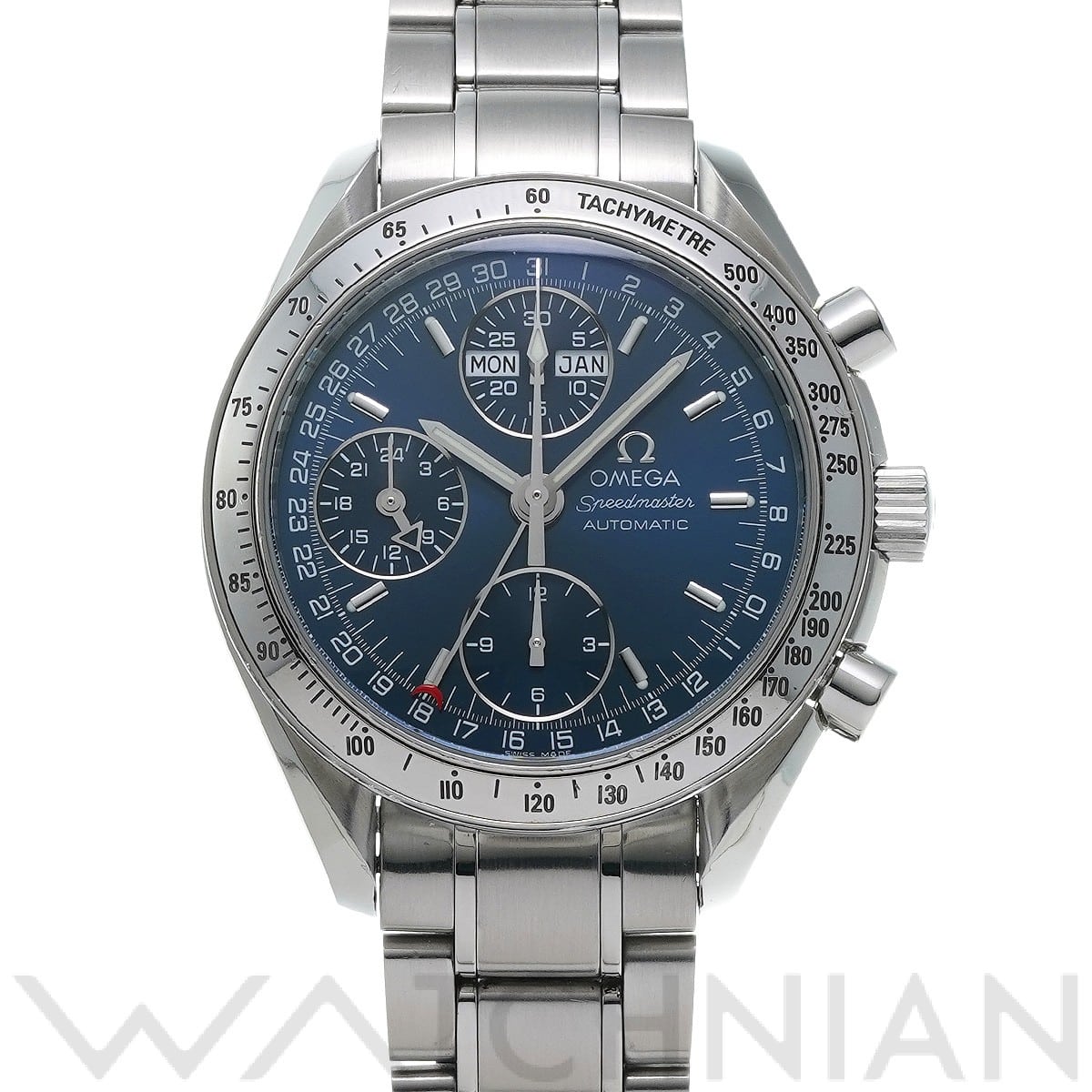オメガ / OMEGA スピードマスター トリプルカレンダー 3523.80 ブルー メンズ 時計 【中古】【wristwatch】