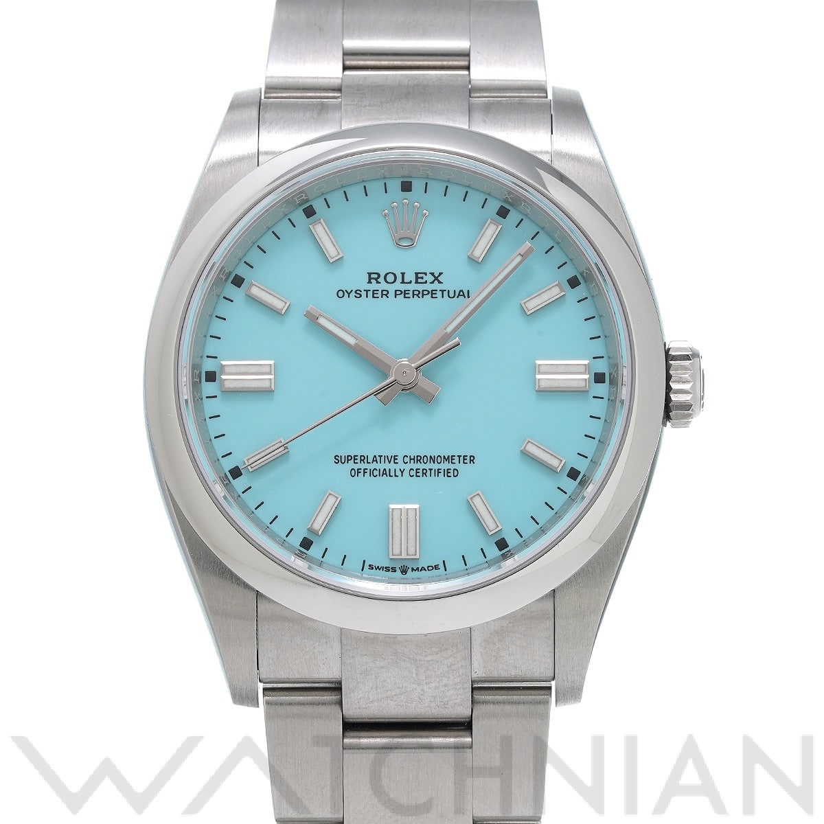 ロレックス オイスターパーペチュアル 36 126000 ターコイズブルー メンズ 時計 【中古】【wristwatch】