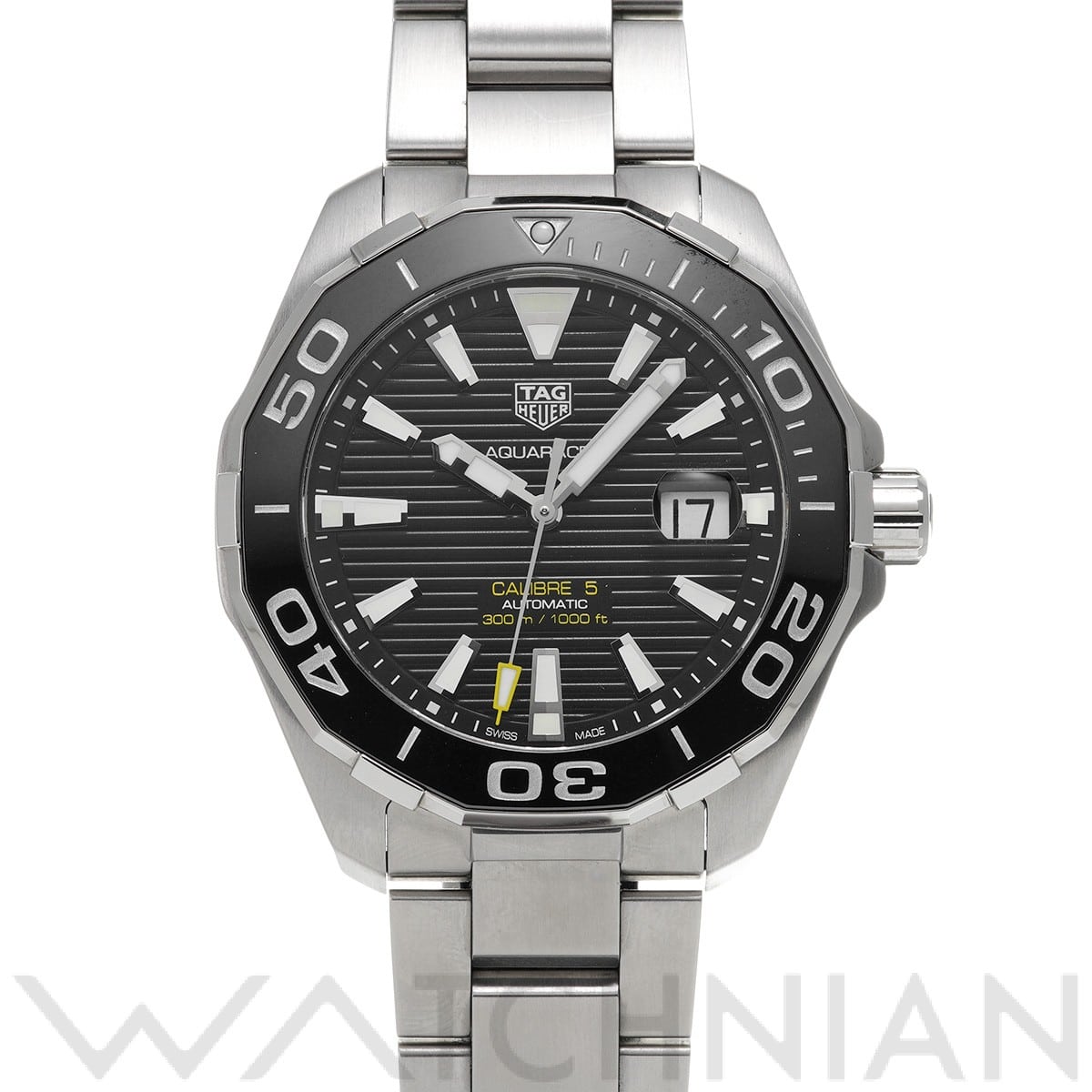 タグ ホイヤー / TAG HEUER アクアレーサー キャリバー5 WAY201A.BA0927 ブラック メンズ 時計 【中古】【wristwatch】