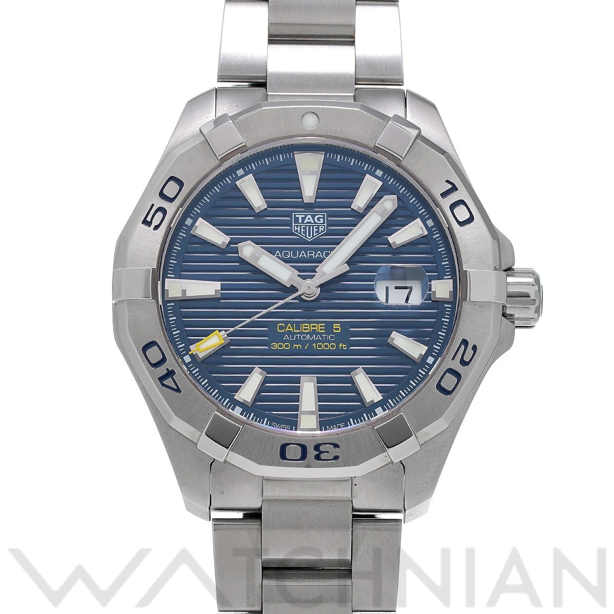 タグ ホイヤー / TAG HEUER アクアレーサー キャリバー5 WAY2012.BA0927 ブルー メンズ 時計 【中古】【wristwatch】