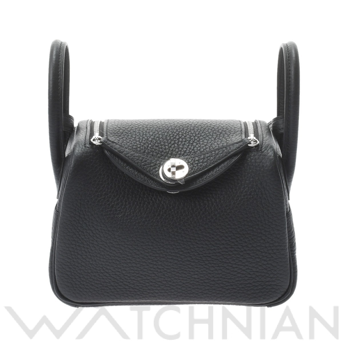 リンディ ミニ ブラック/パラジウム金具 トリヨンクレマンス HERMES エルメス レディース 【新品】