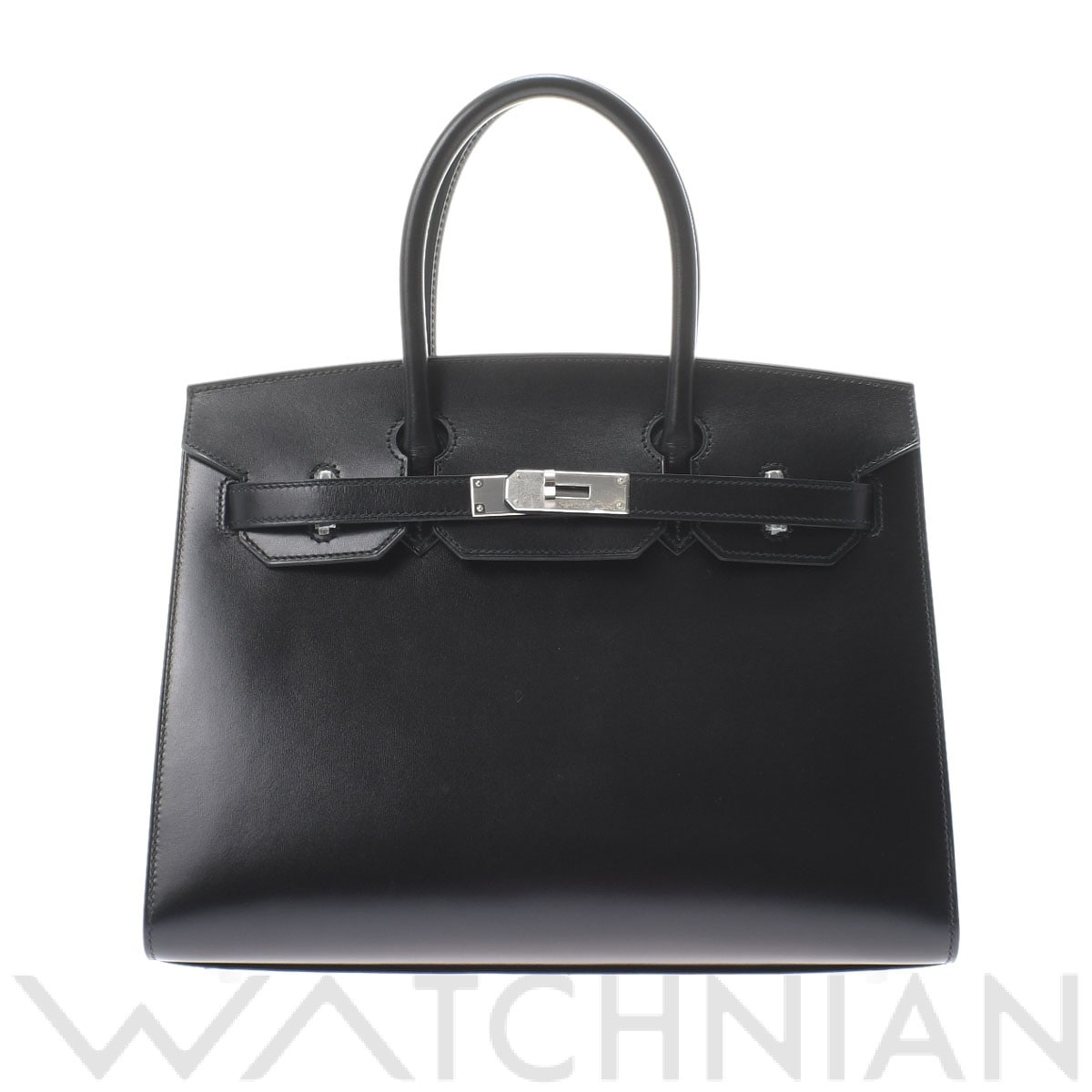エルメス バーキン 30 セリエ ブラック/パラジウム金具 ボックスカーフ レディース バッグ 【未使用】【bag】