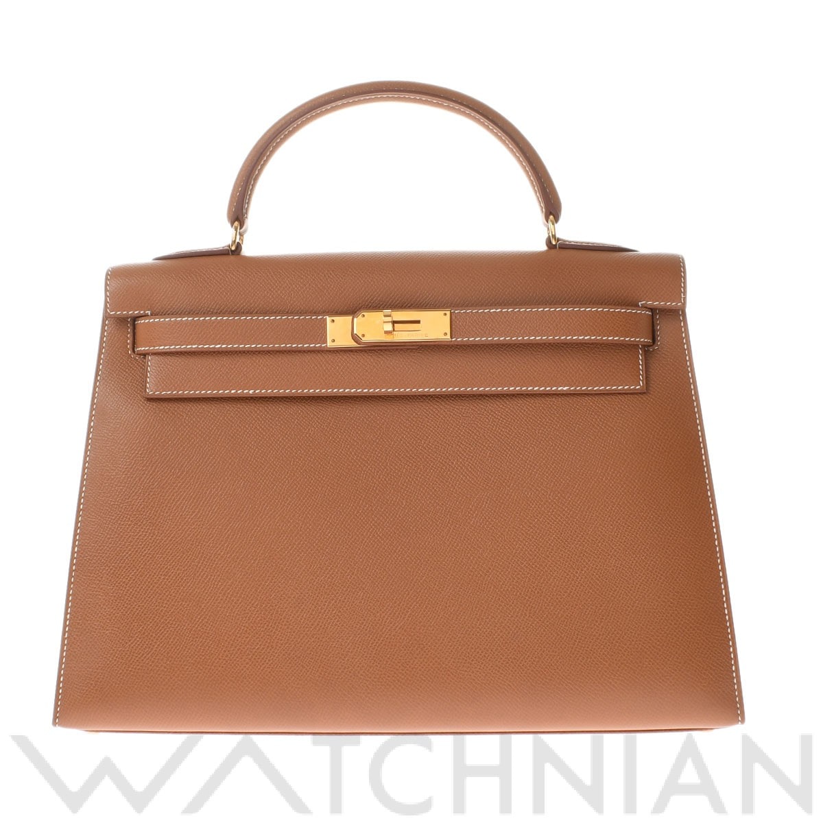 ケリー 32 外縫い 2WAY ゴールド/ゴールド金具 クシュベル HERMES エルメス レディース 【中古】