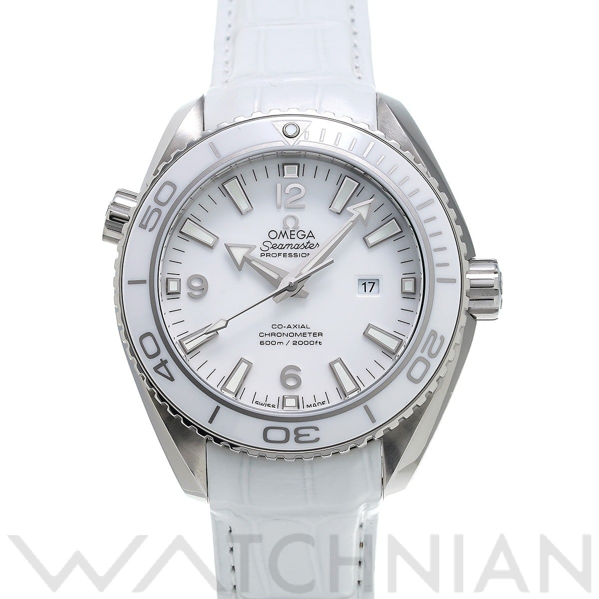 オメガ / OMEGA シーマスター プラネットオーシャン 600 コーアクシャル 232.33.38.20.04.001 ホワイト ユニセックス 時計 【中古】【wristwatch】