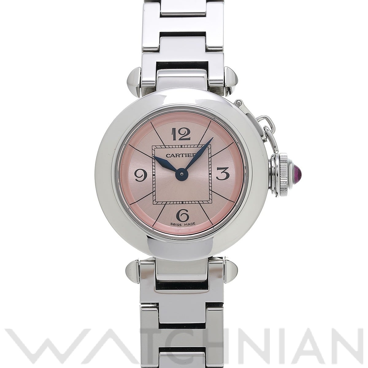 カルティエ / CARTIER ミスパシャ W3140008 ピンク レディース 時計 【中古】【wristwatch】